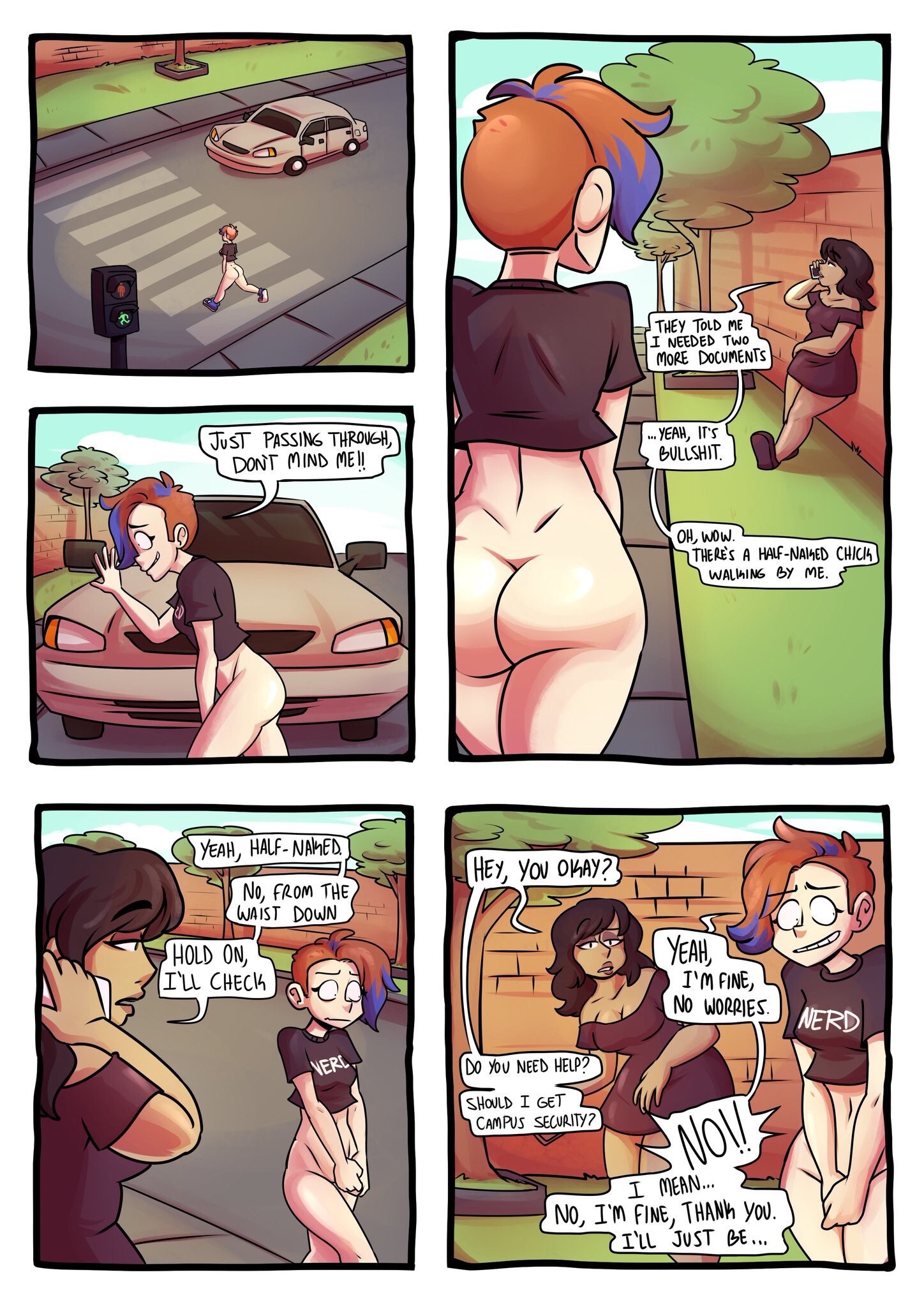 Frankie's Naked Night porn comic picture 22