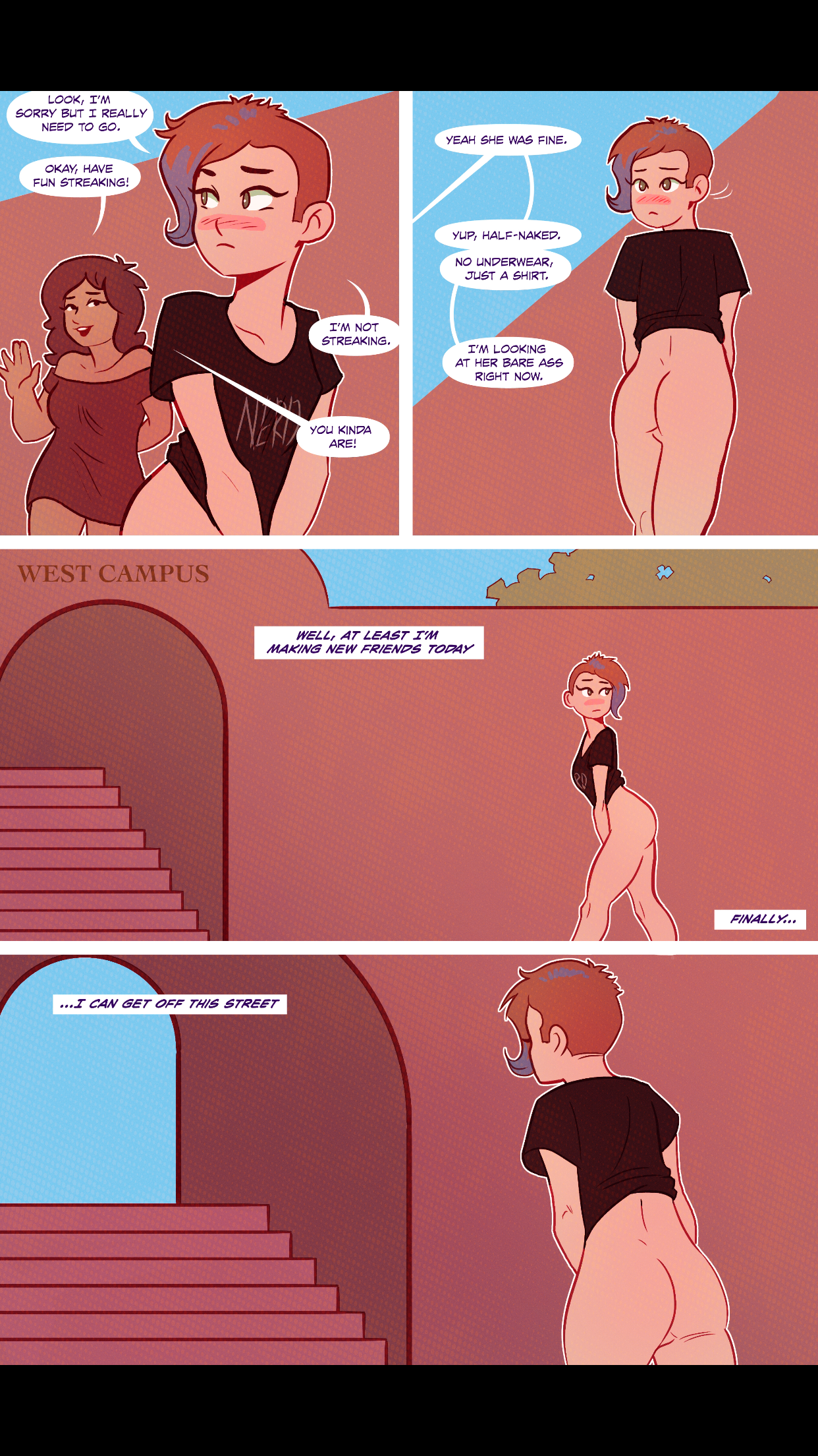 Frankie's Naked Night porn comic picture 24