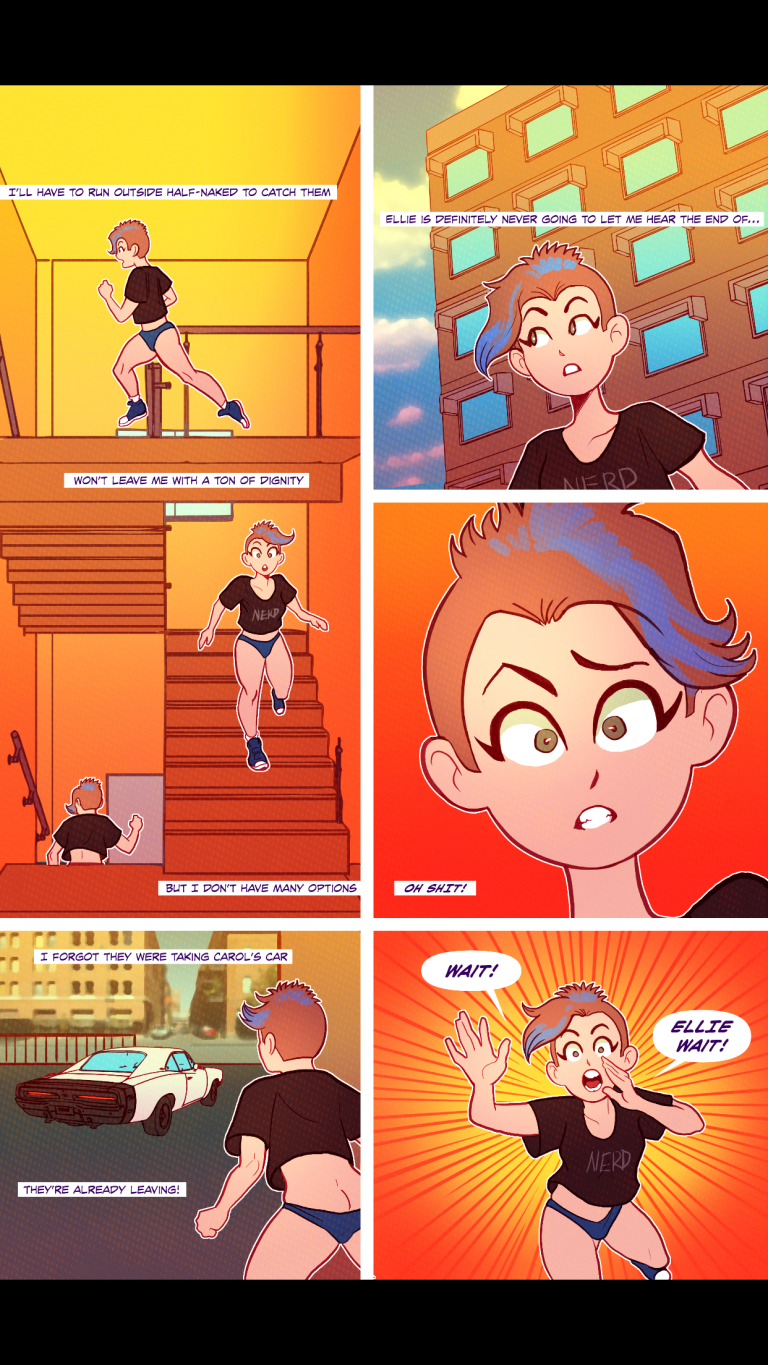 Frankie's Naked Night porn comic picture 8