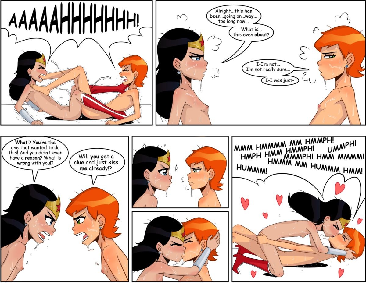 Gwen VS Diana porn comic picture 6