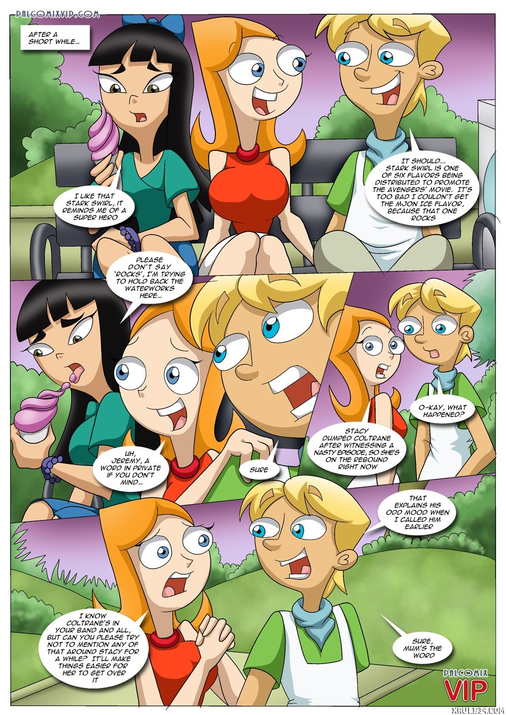 Helping Out a Friend porn comic picture 4