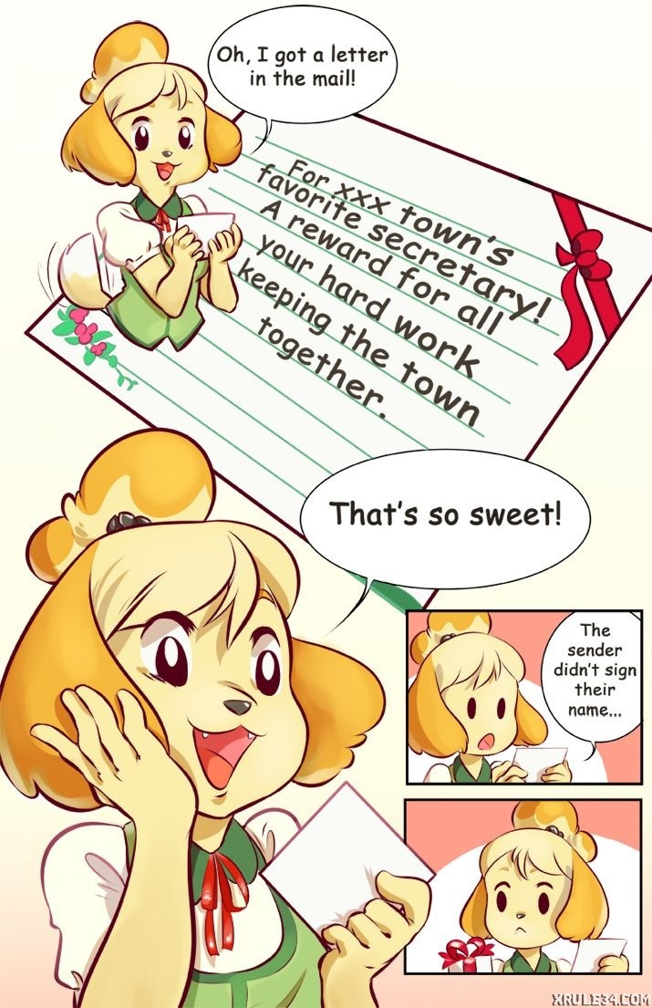 Isabelle's Hard Day at Work porn comic picture 2