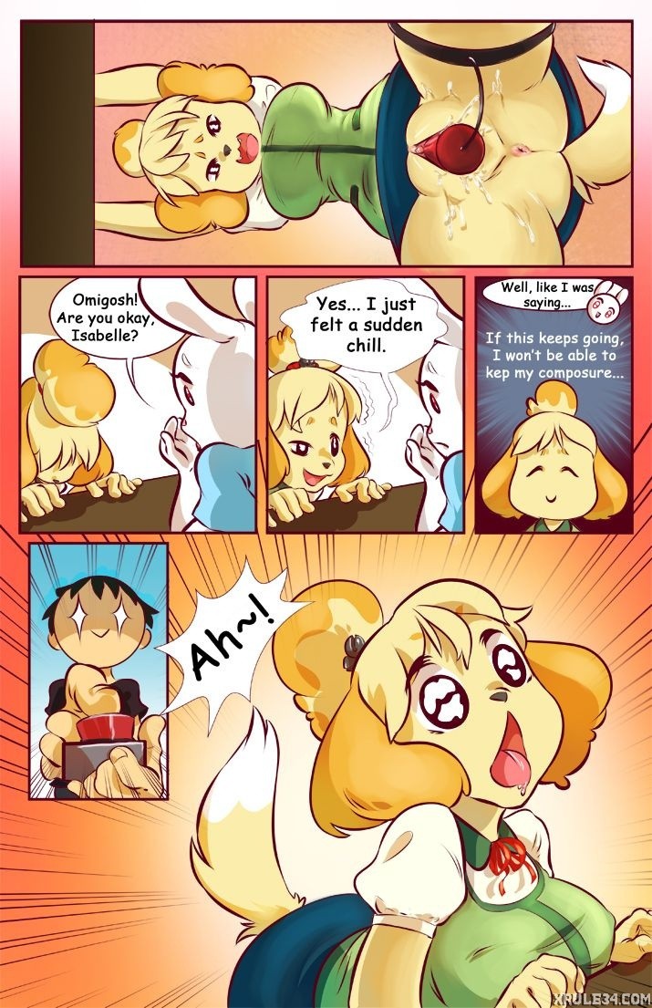 Isabelle's Hard Day at Work porn comic picture 4
