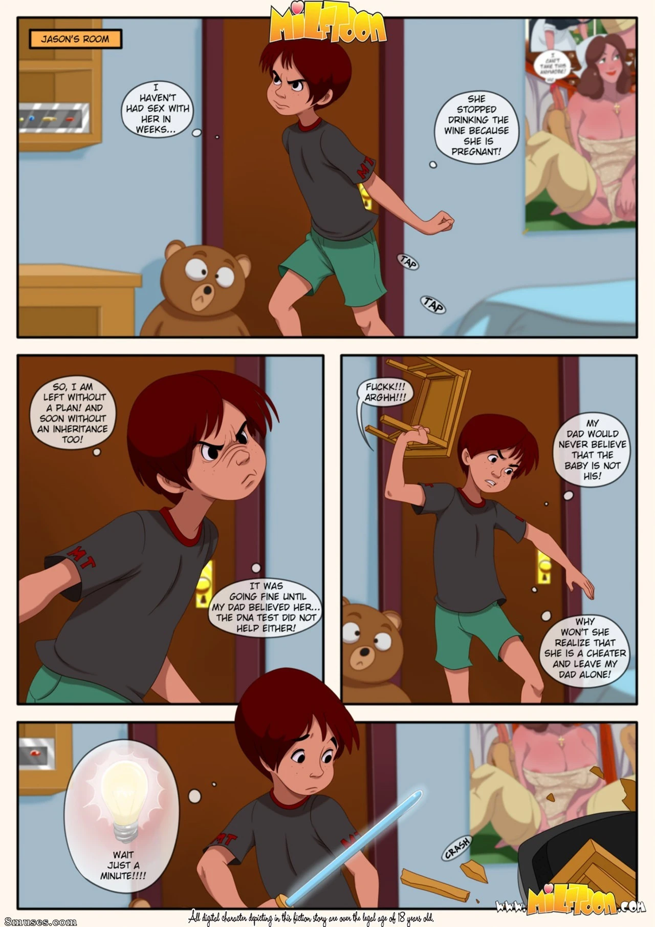 Kid Getting His Step-Mother Pregnant porn comic picture 18