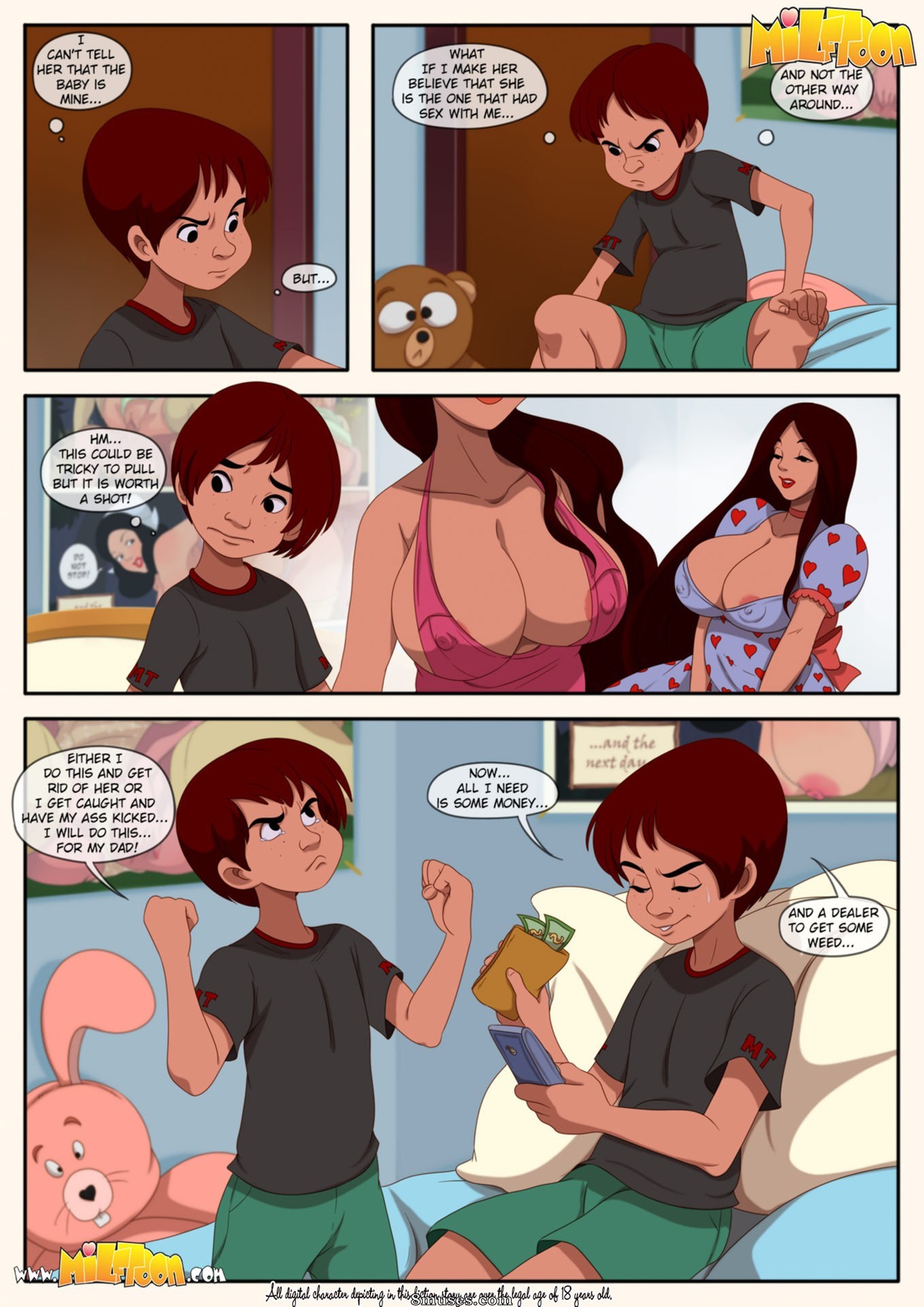 Kid Getting His Step-Mother Pregnant porn comic picture 19