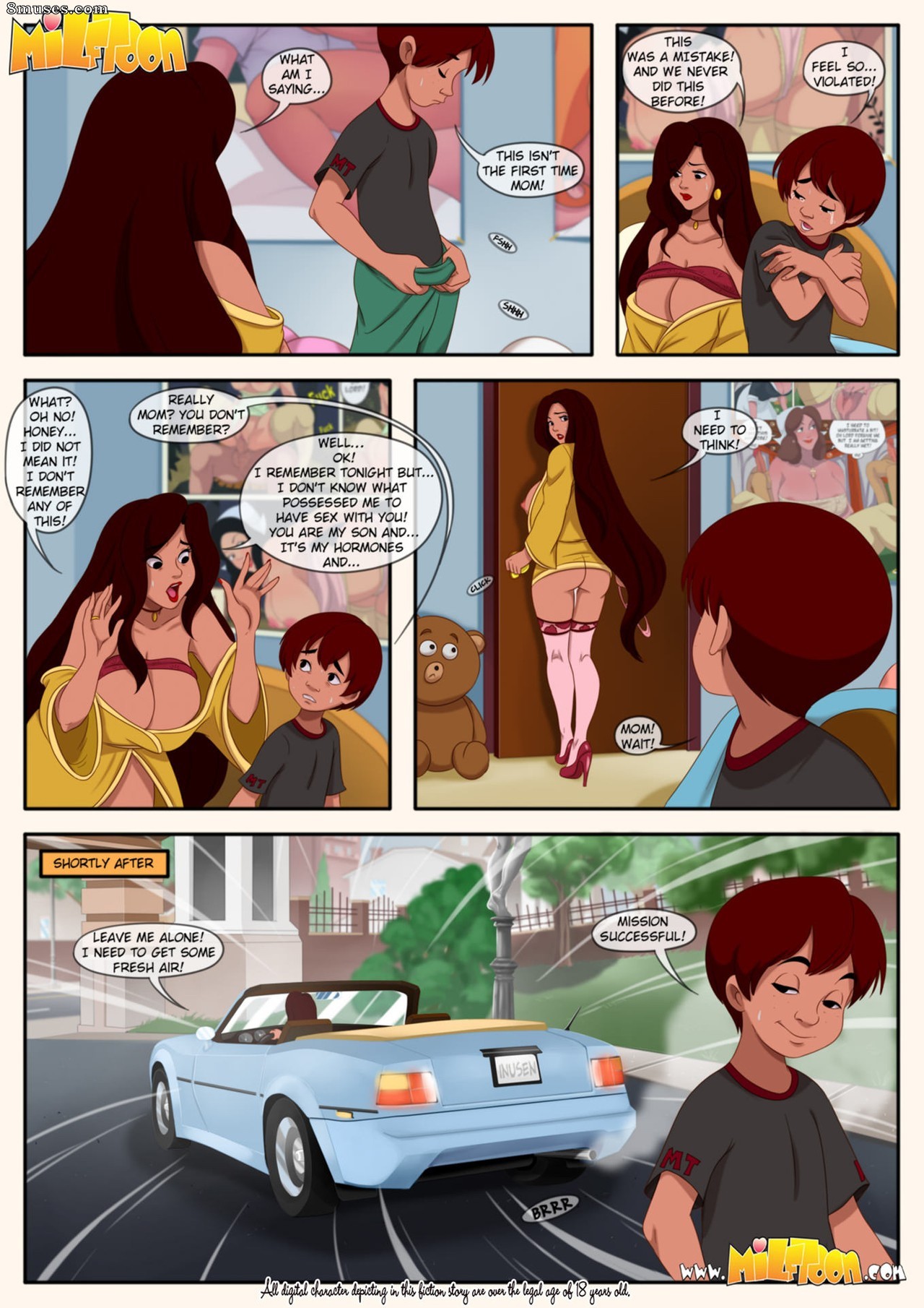 Kid Getting His Step-Mother Pregnant porn comic picture 29