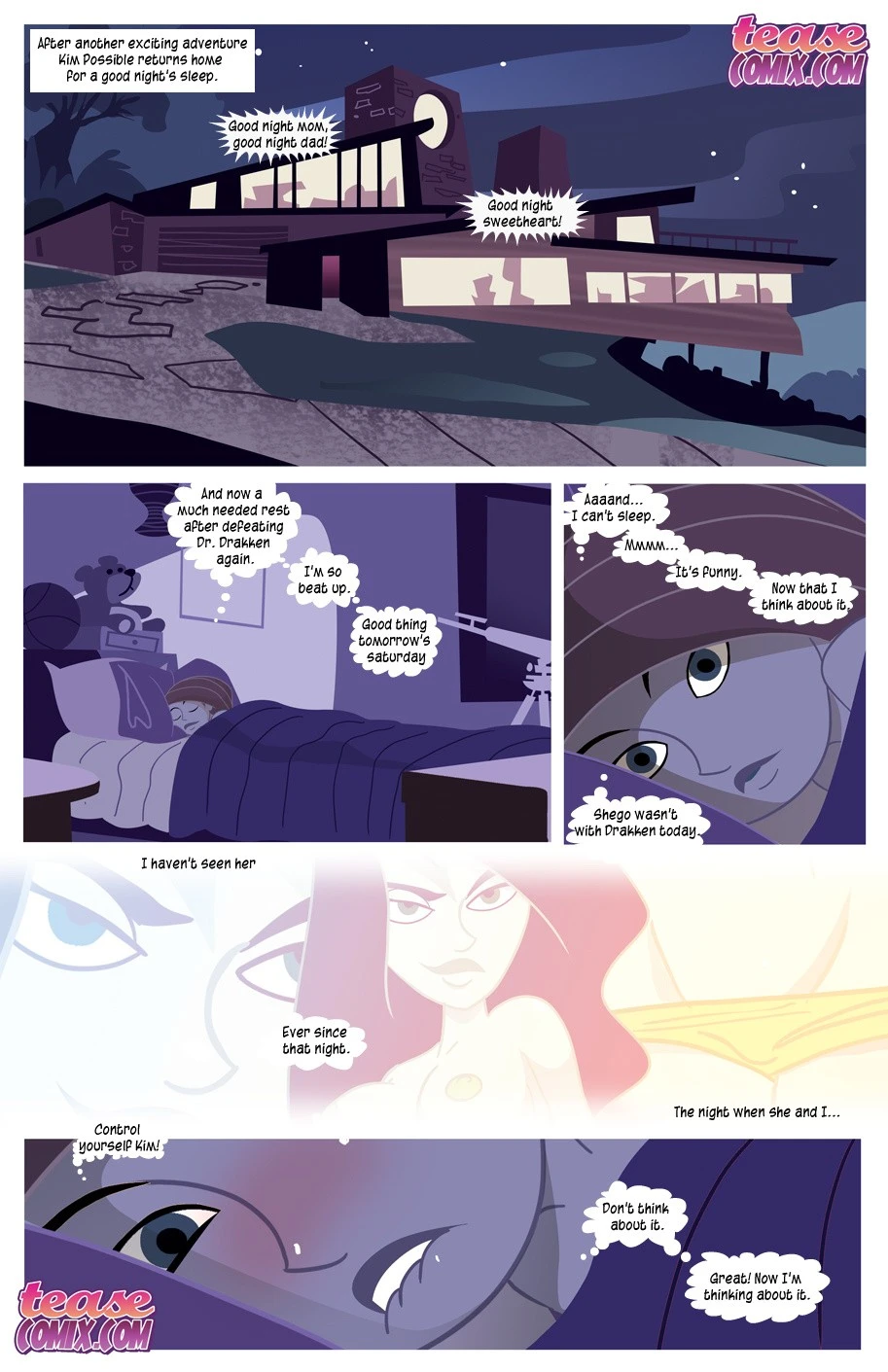 Kim loves Shego porn comic picture 2