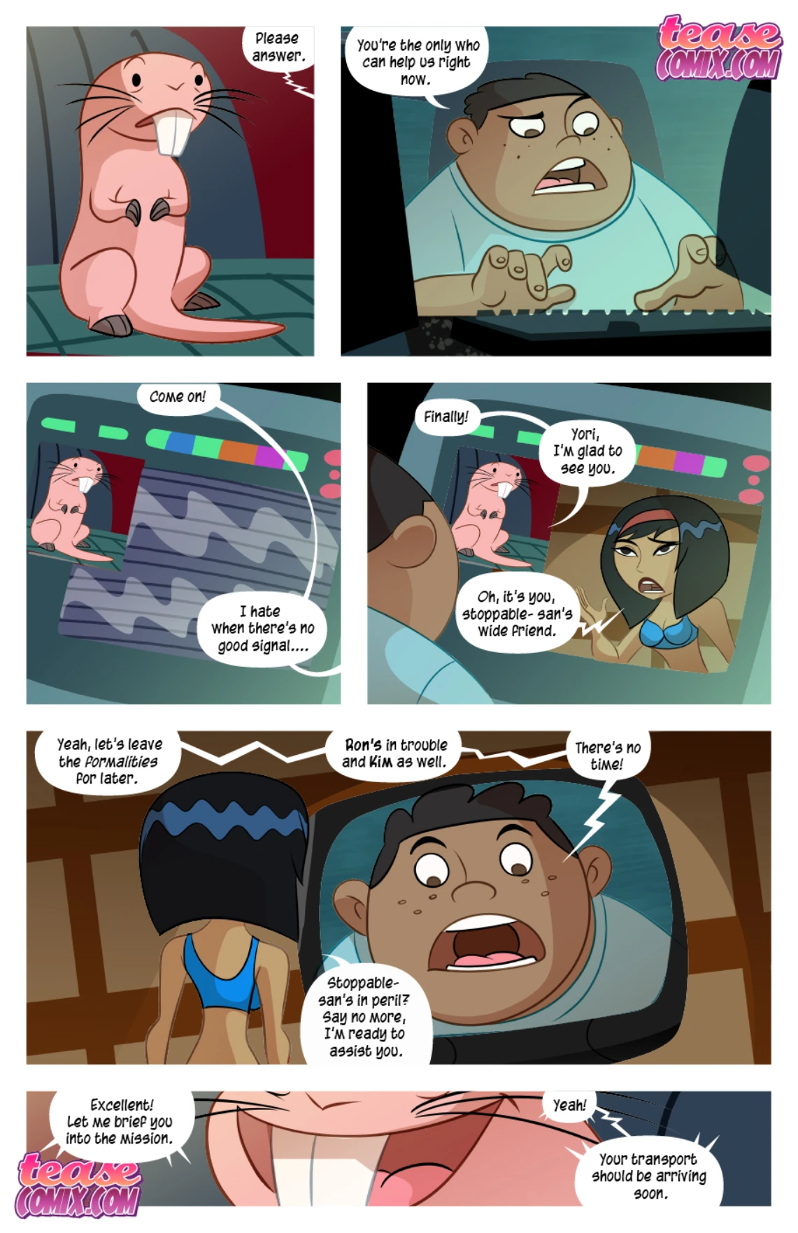 Kim vs Kaa 3 - Voracious porn comic picture 13