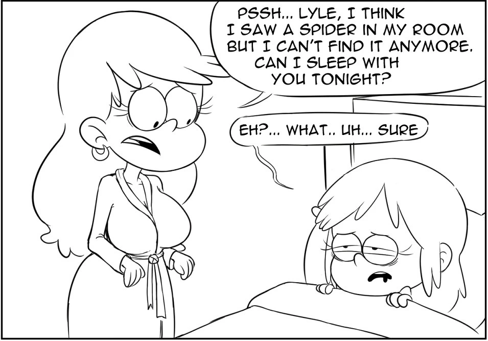 Leni Loud x Lyle Loud porn comic picture 1