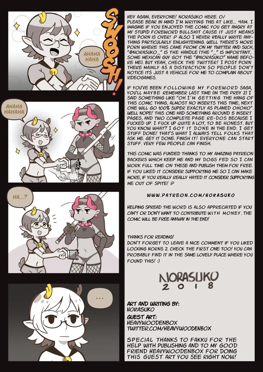 Locking Horns 2 porn comic picture 27
