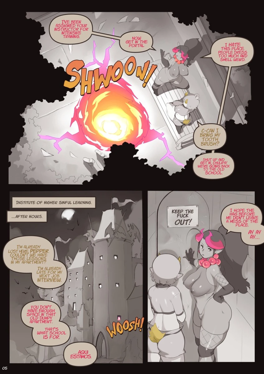 Locking Horns 2 porn comic picture 5