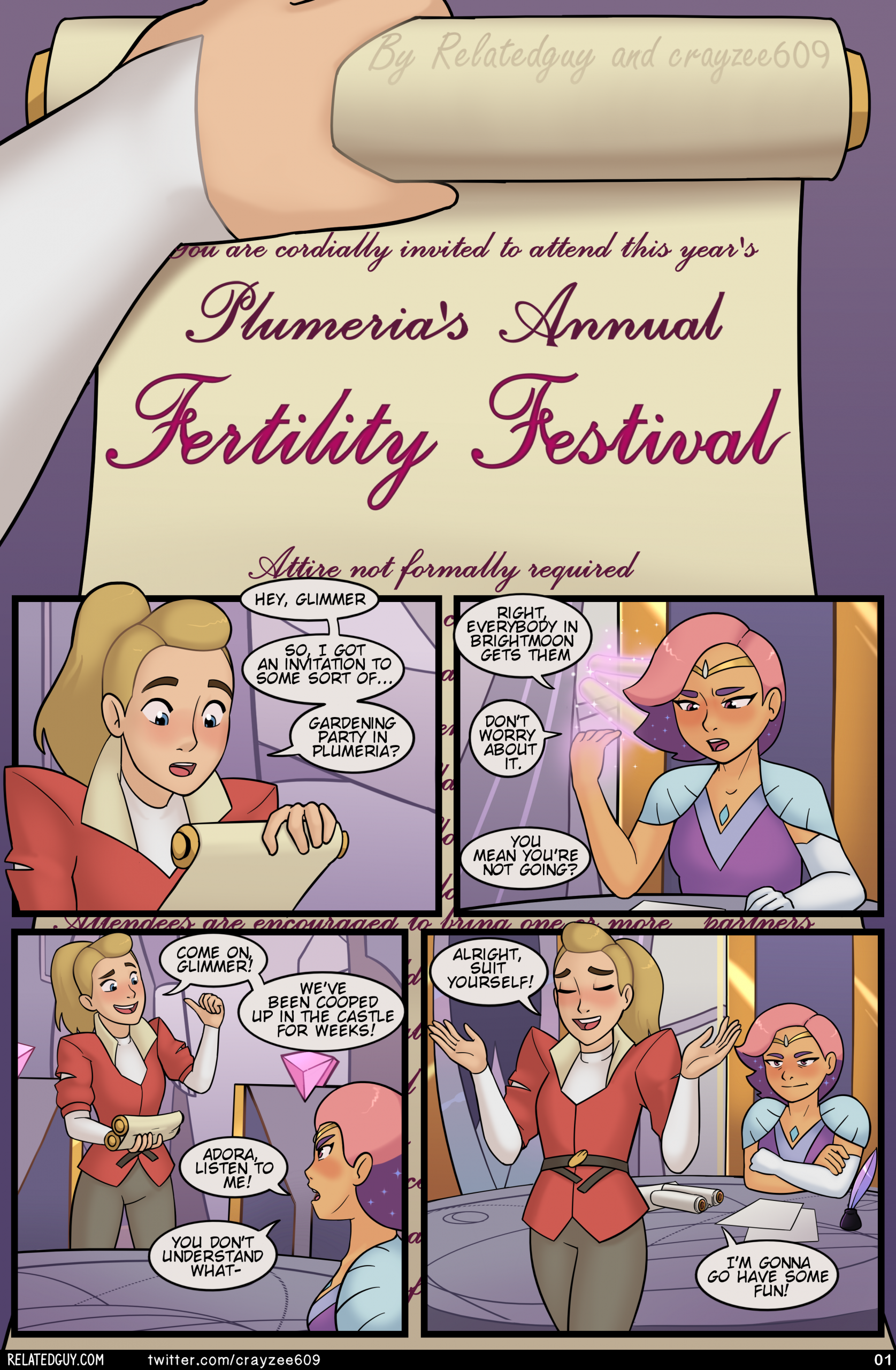 Plumera's Annual Fertility Festival porn comic picture 1