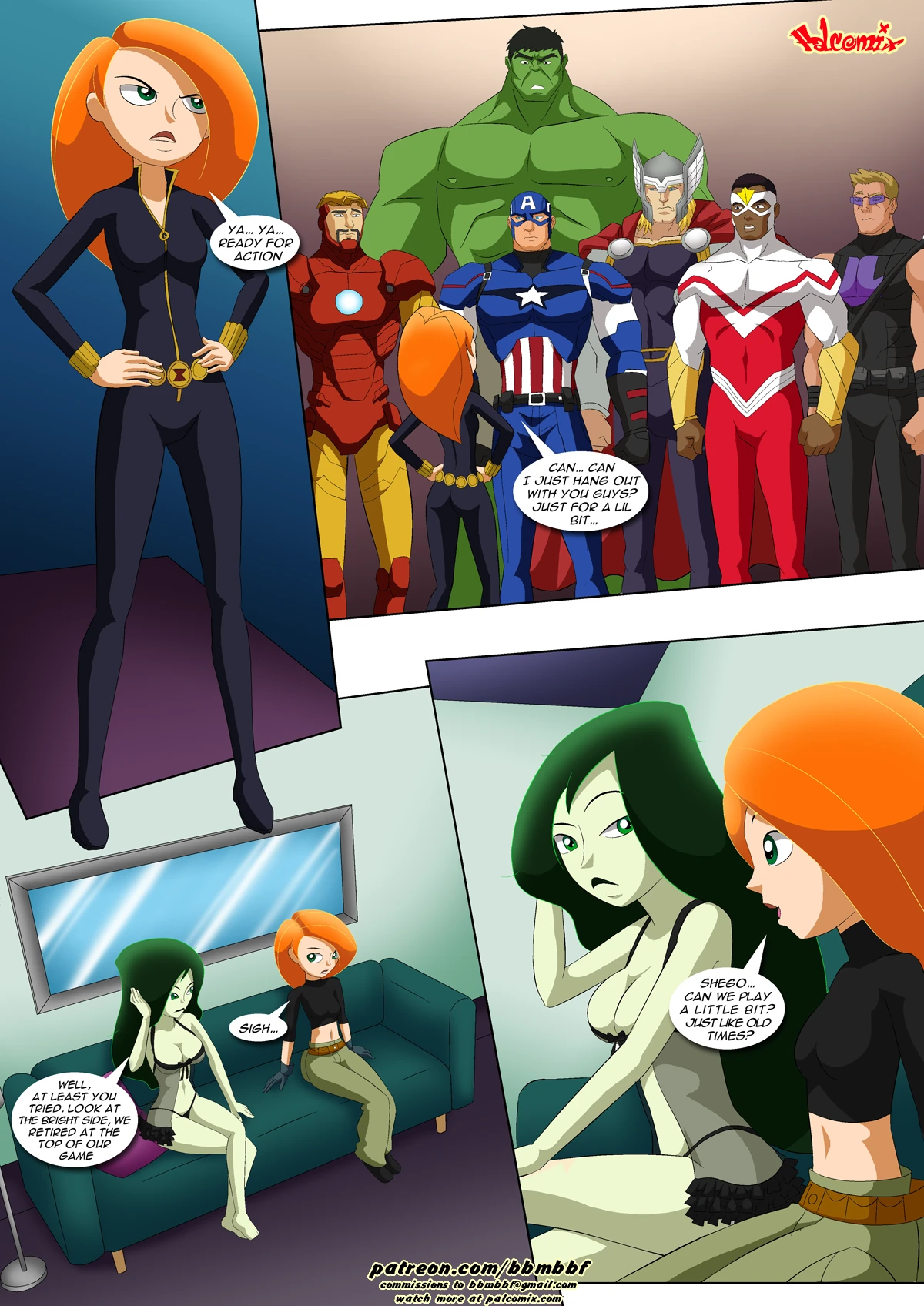 Shego's pet porn comic picture 7