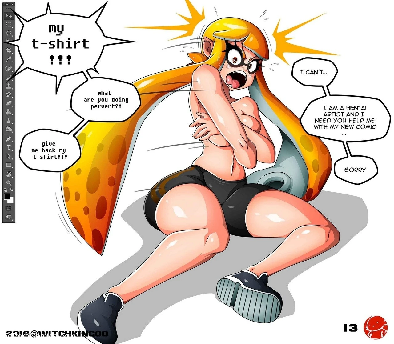 Splatoon - That Wasn't Ink porn comic picture 14