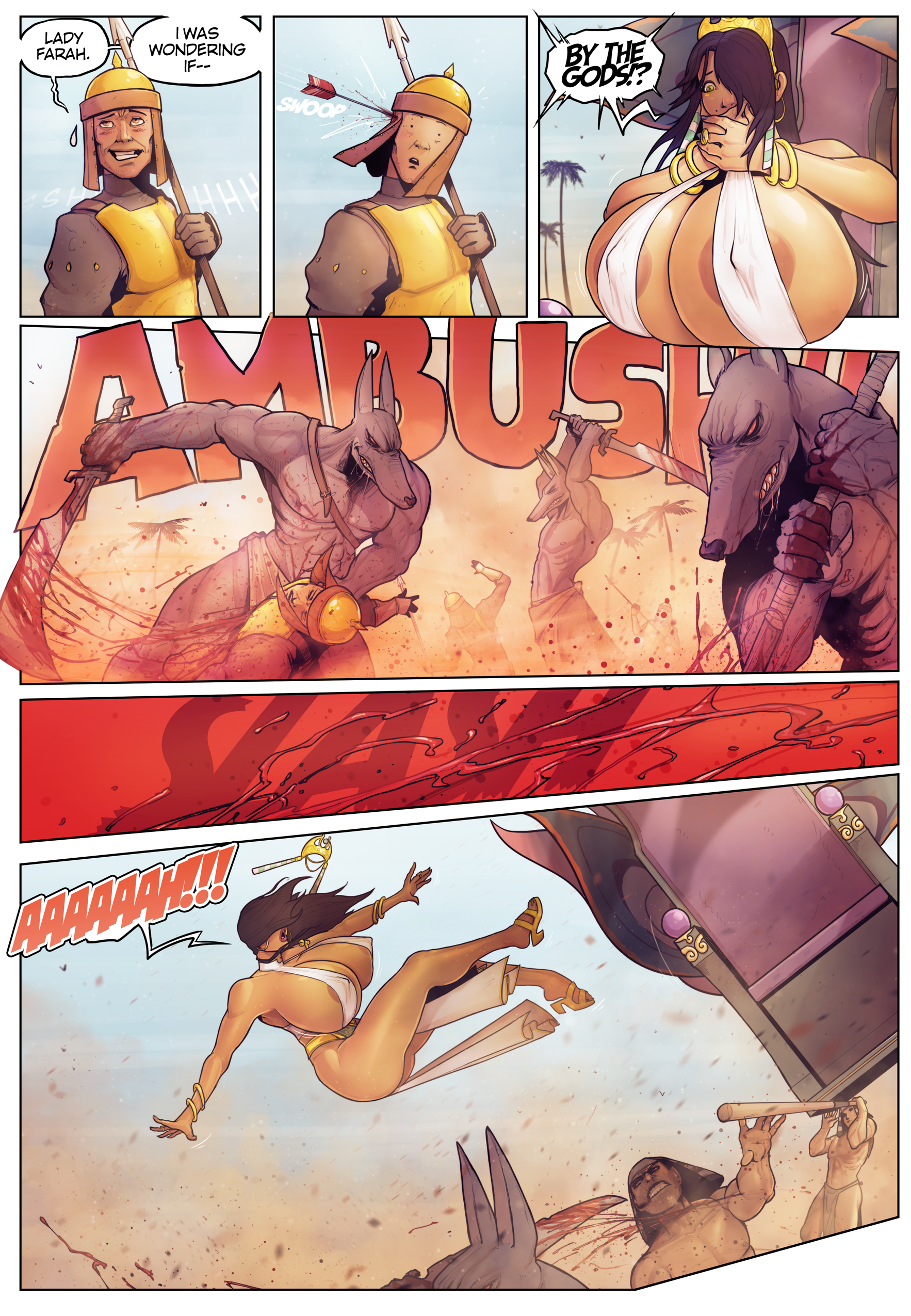 Tales of Pharah: In the Shadow of Anubis porn comic picture 3