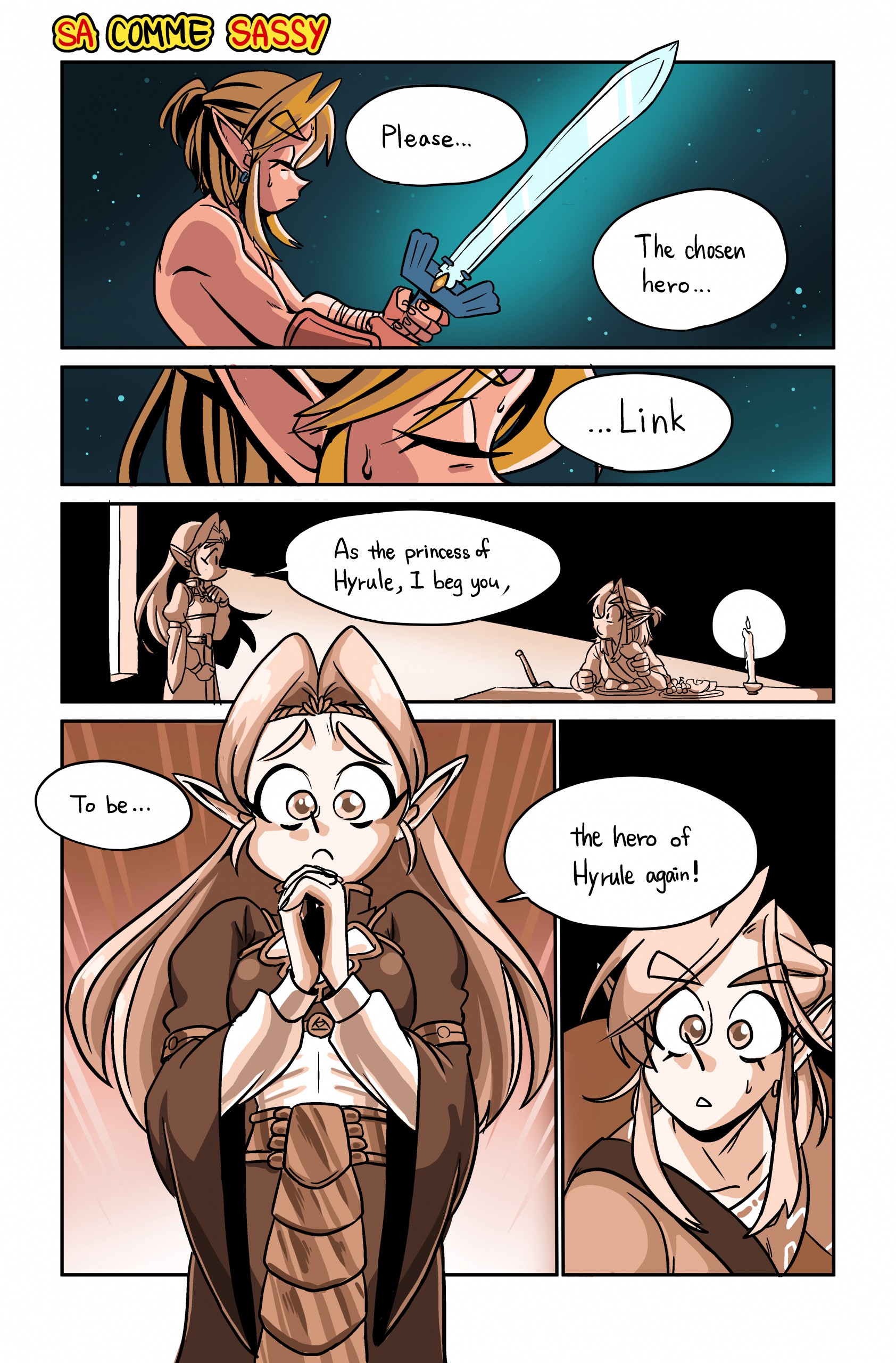 The Hero of Hyrule porn comic picture 2
