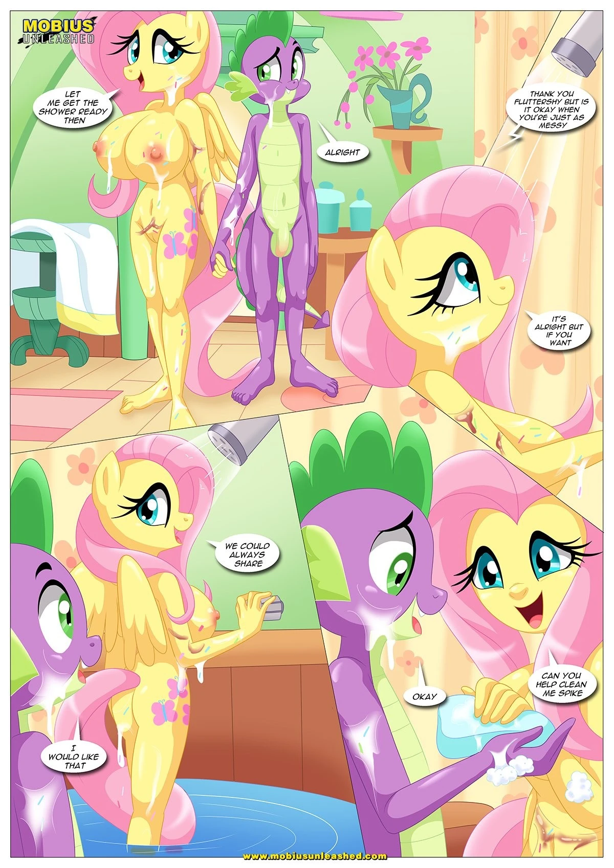 The Secret Ingredient is Fluttershy... Fluttershy porn comic picture 31