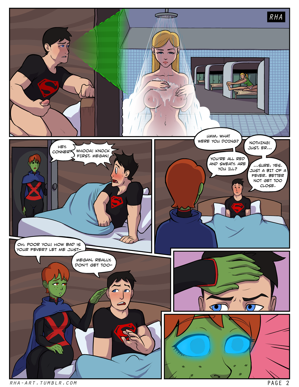 Young Justice - Supergreen porn comic picture 3