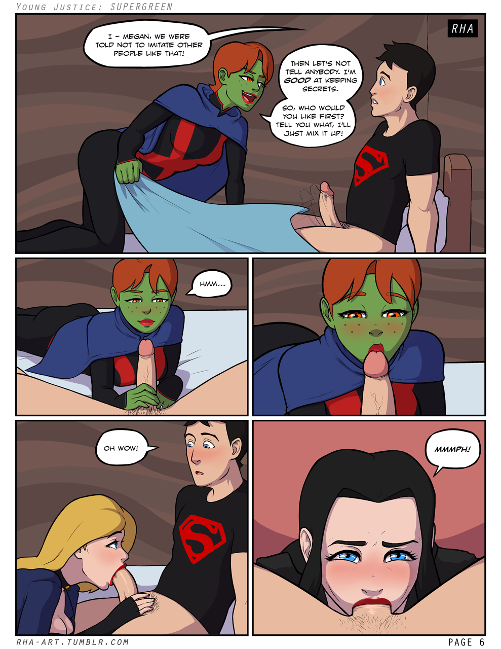 Young Justice - Supergreen porn comic picture 7
