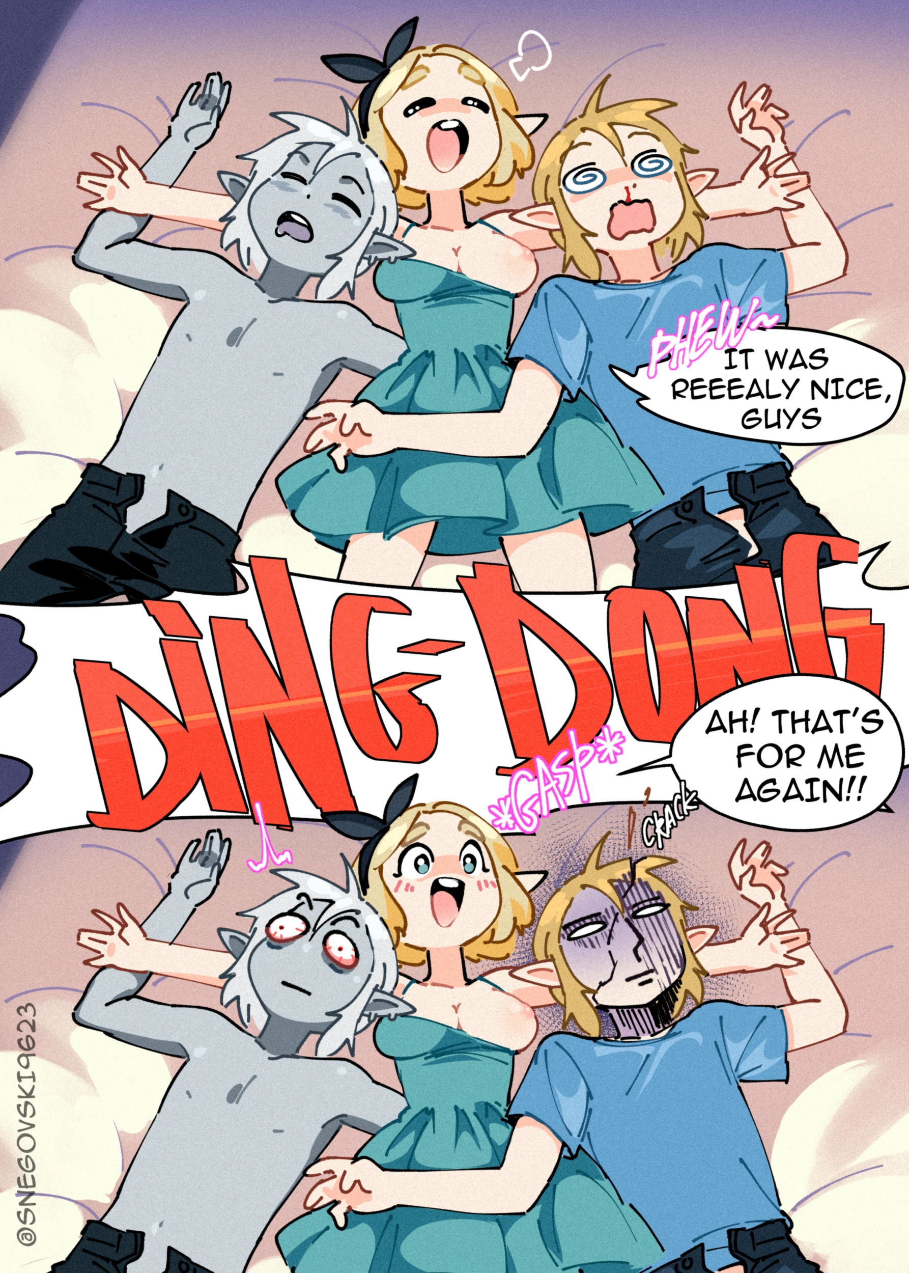 Zelda's Triforce porn comic picture 27
