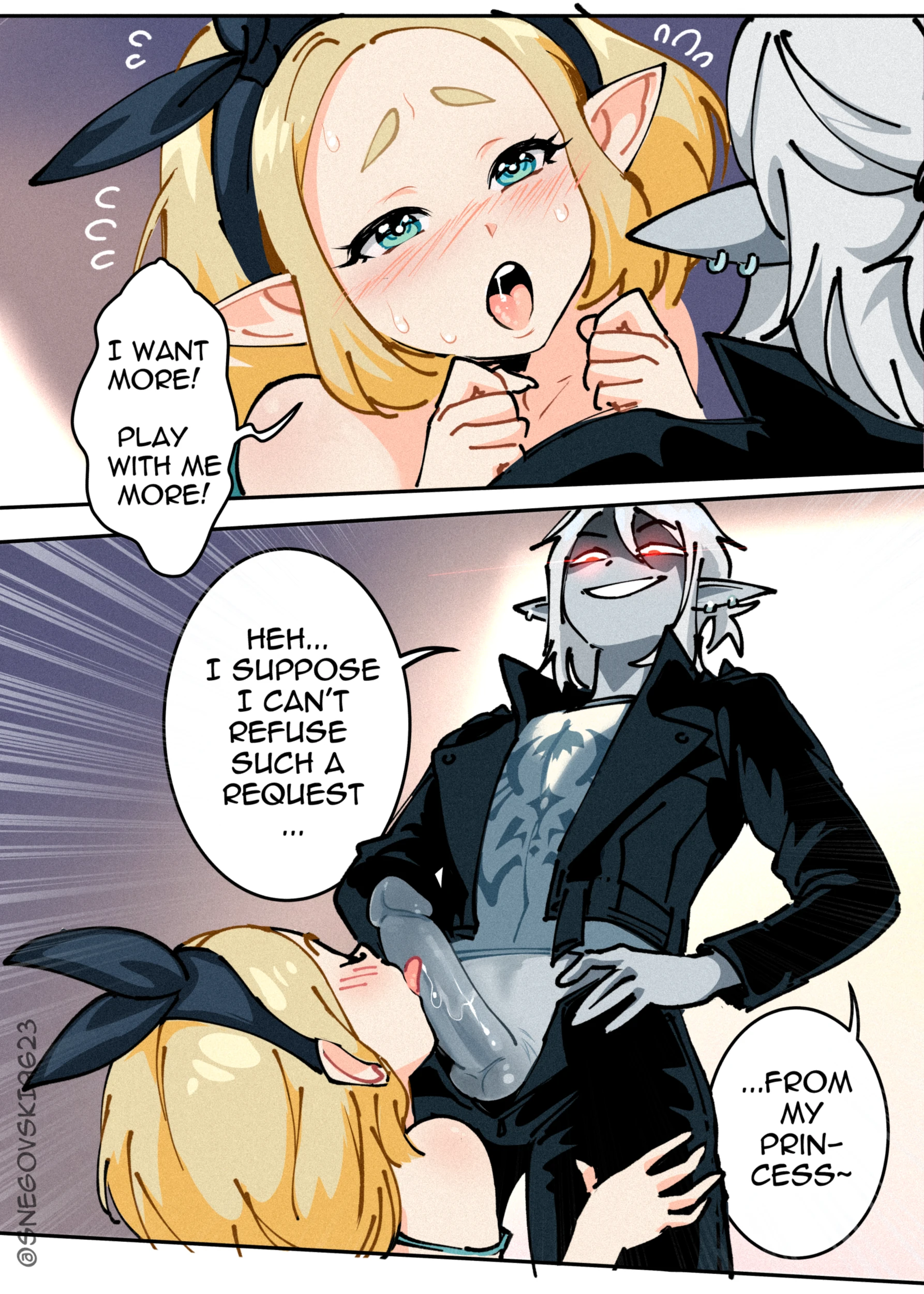 Zelda's Triforce porn comic picture 9