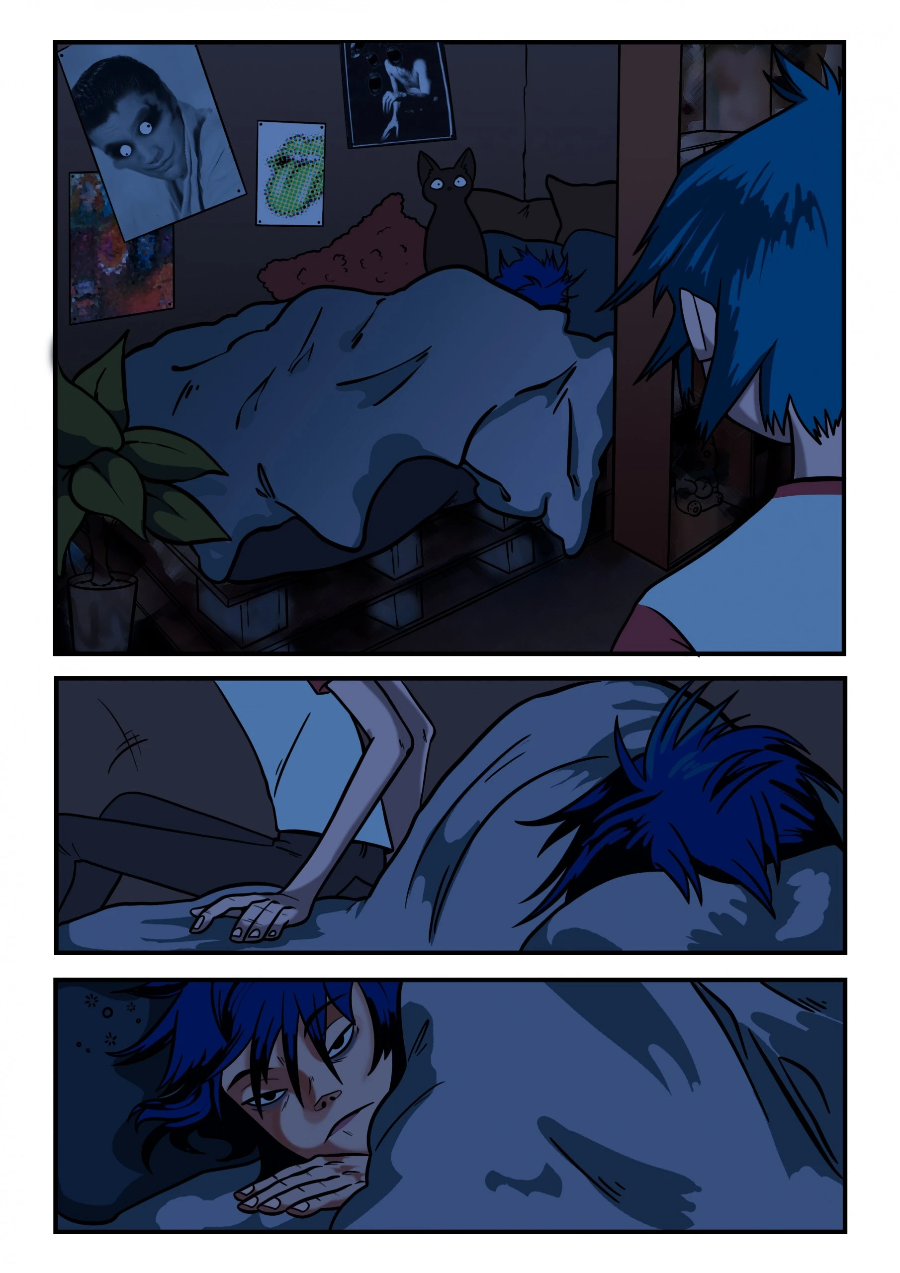 2D and Noodle porn comic picture 2