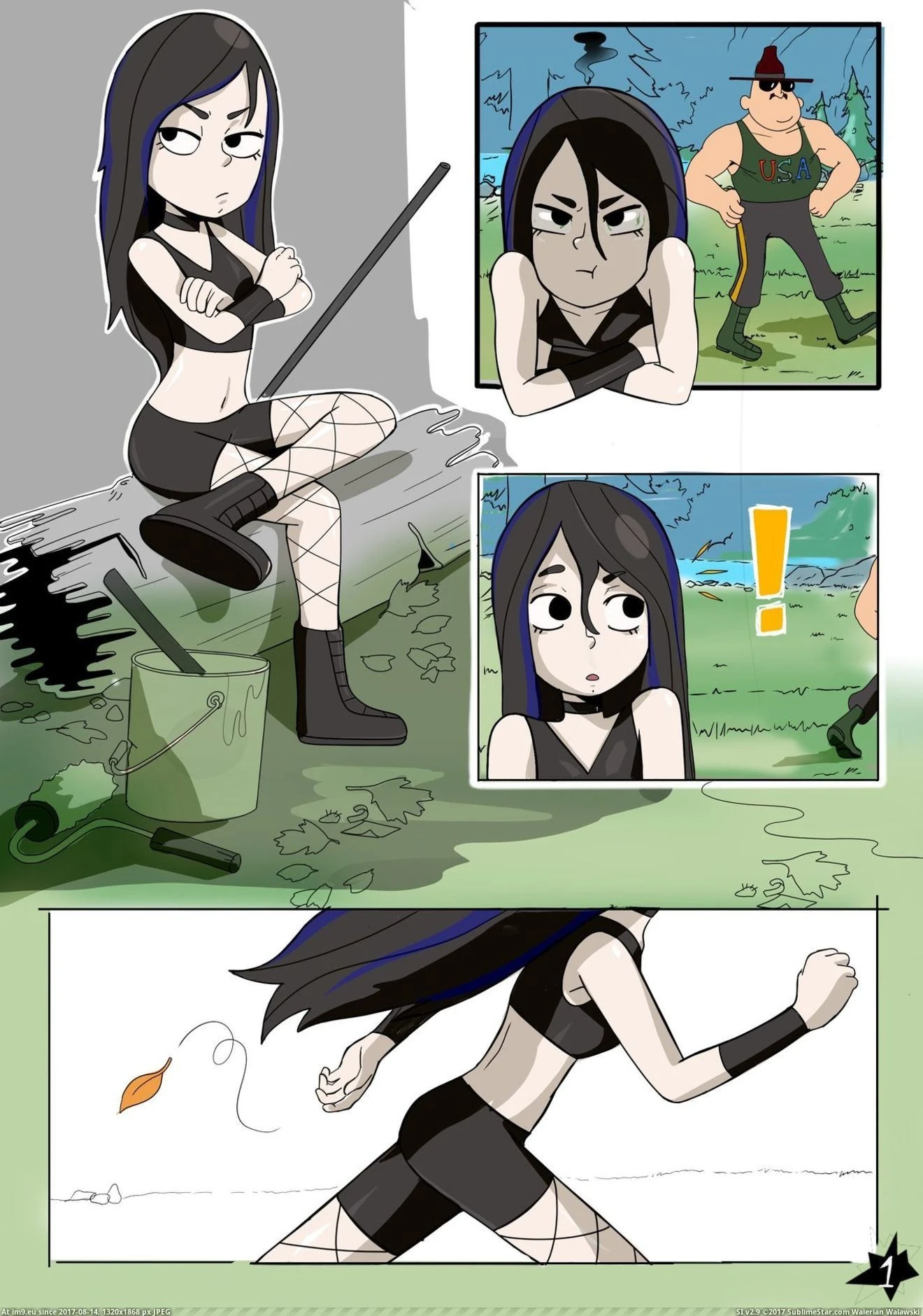 Campamento WWE porn comic picture 2