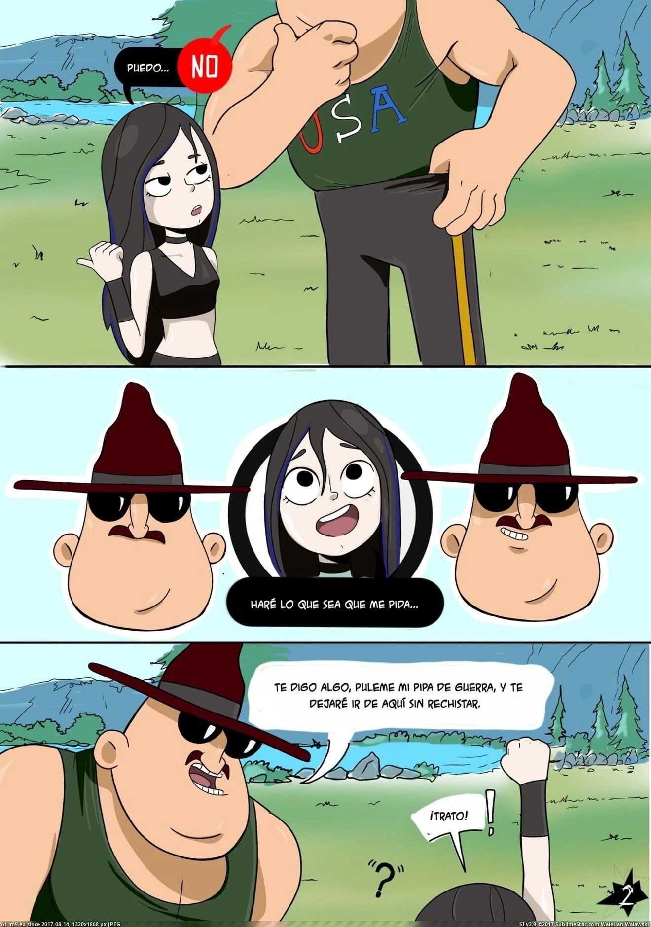 Campamento WWE porn comic picture 3
