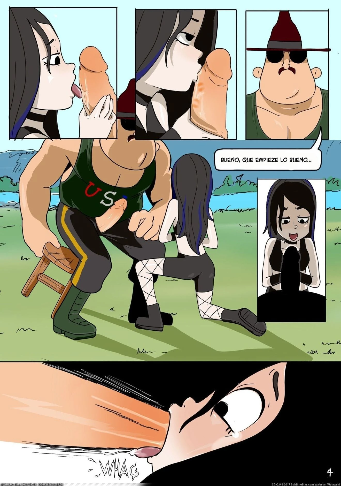 Campamento WWE porn comic picture 5
