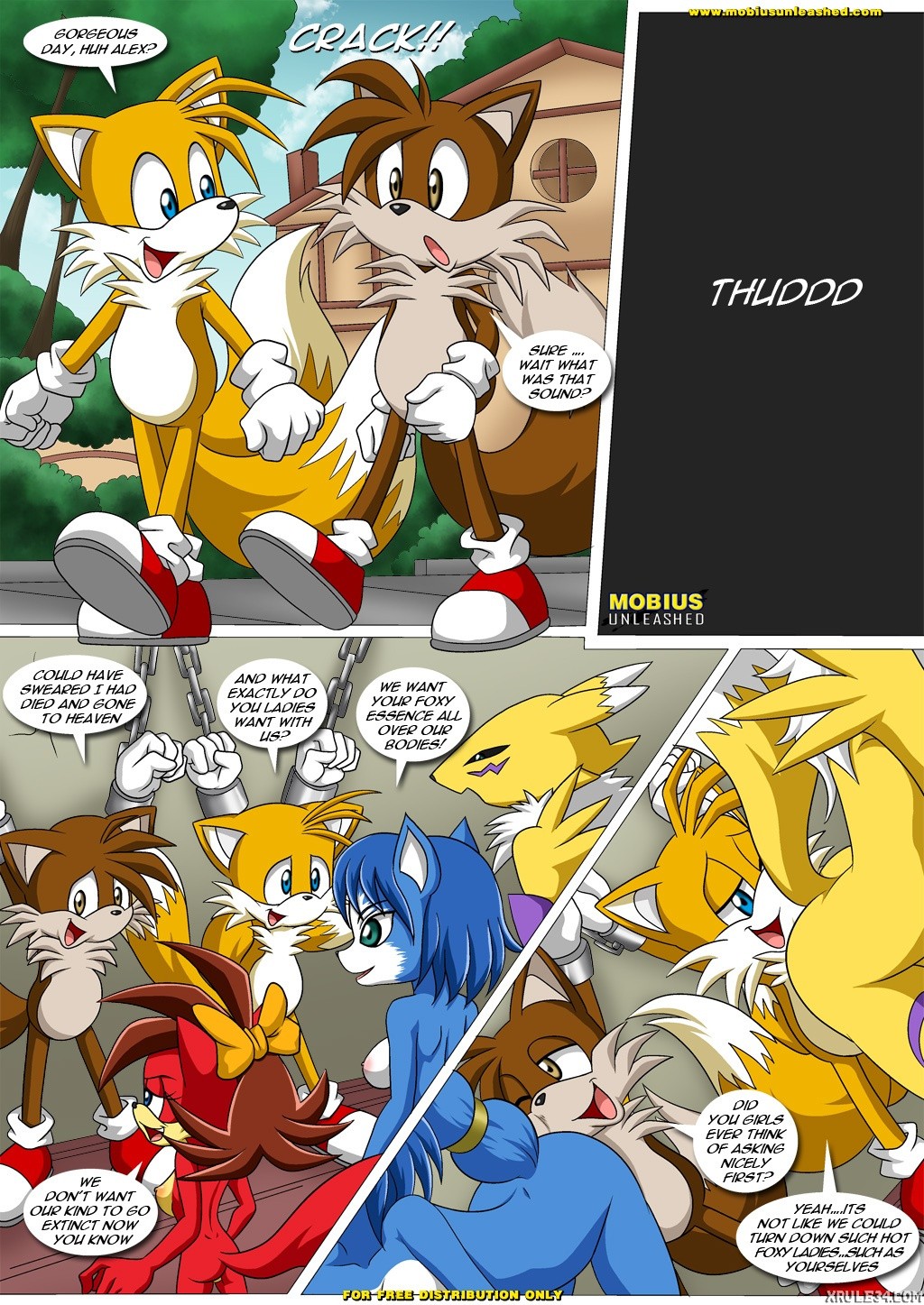 Foxxxes^2 - 2 Much Tail porn comic picture 2