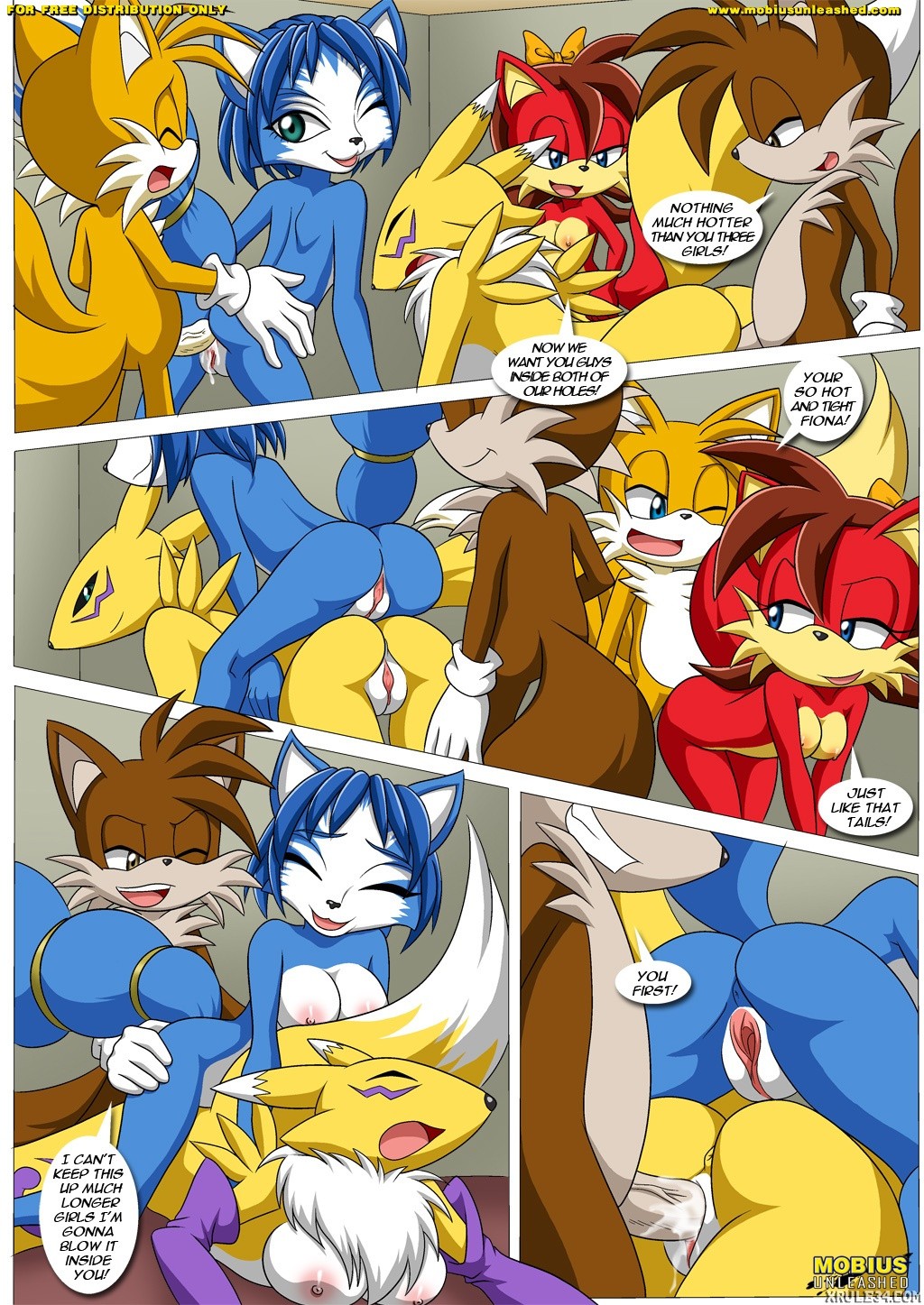 Foxxxes^2 - 2 Much Tail porn comic picture 4
