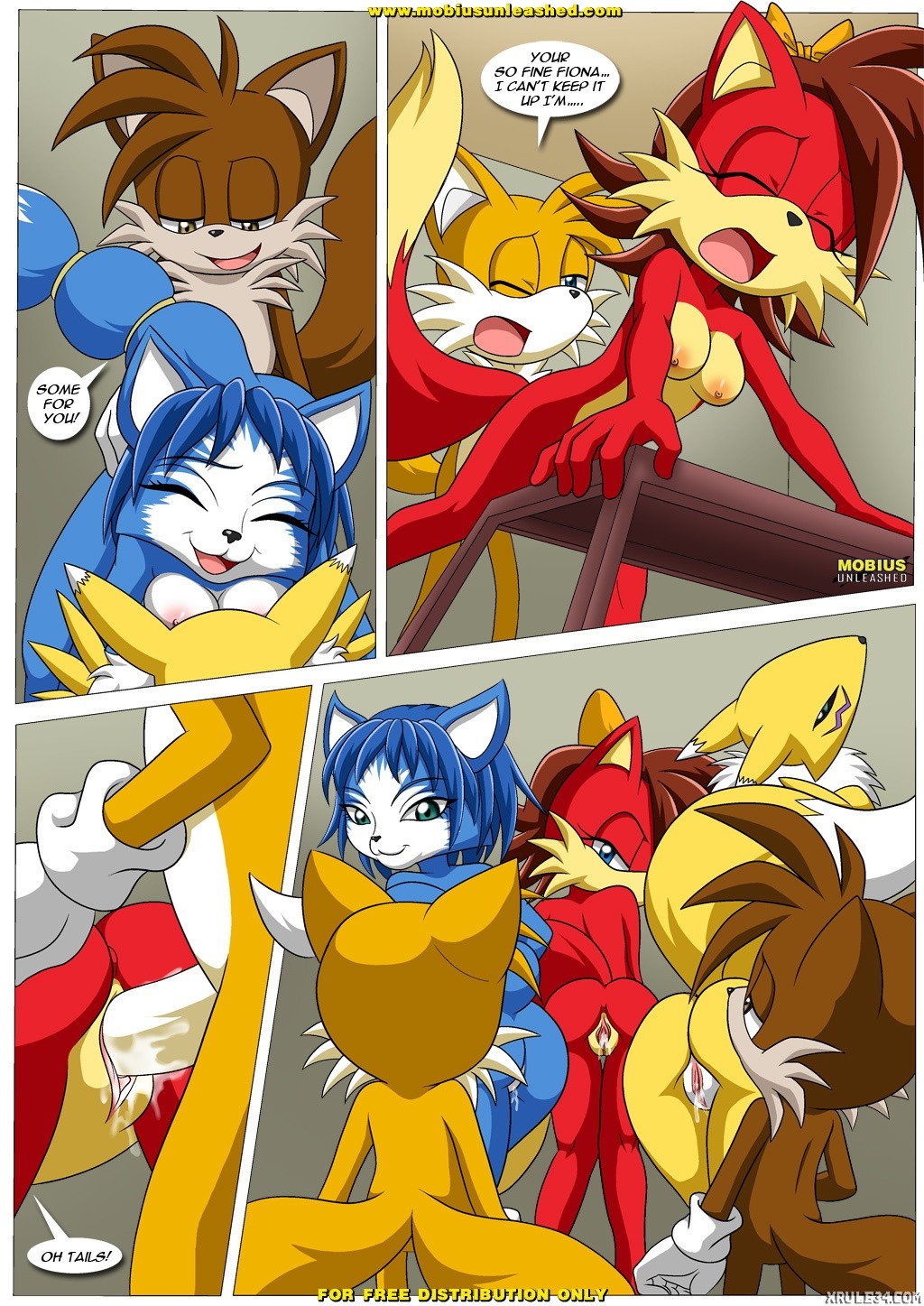 Foxxxes^2 - 2 Much Tail porn comic picture 5