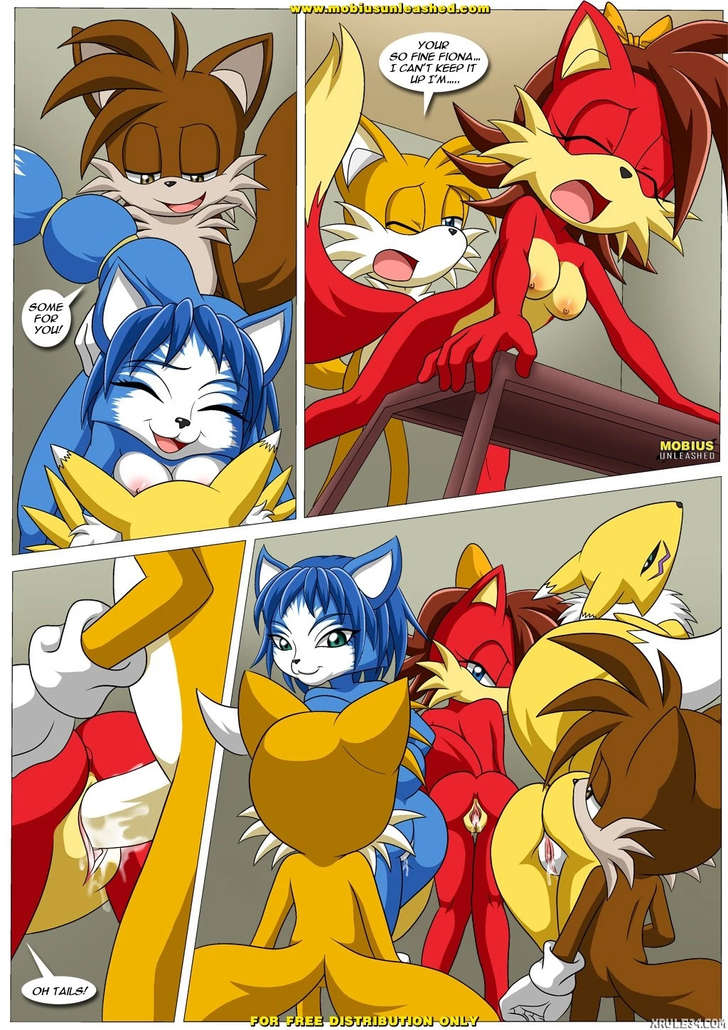Foxxxes^2 - 2 Much Tail porn comic picture 5