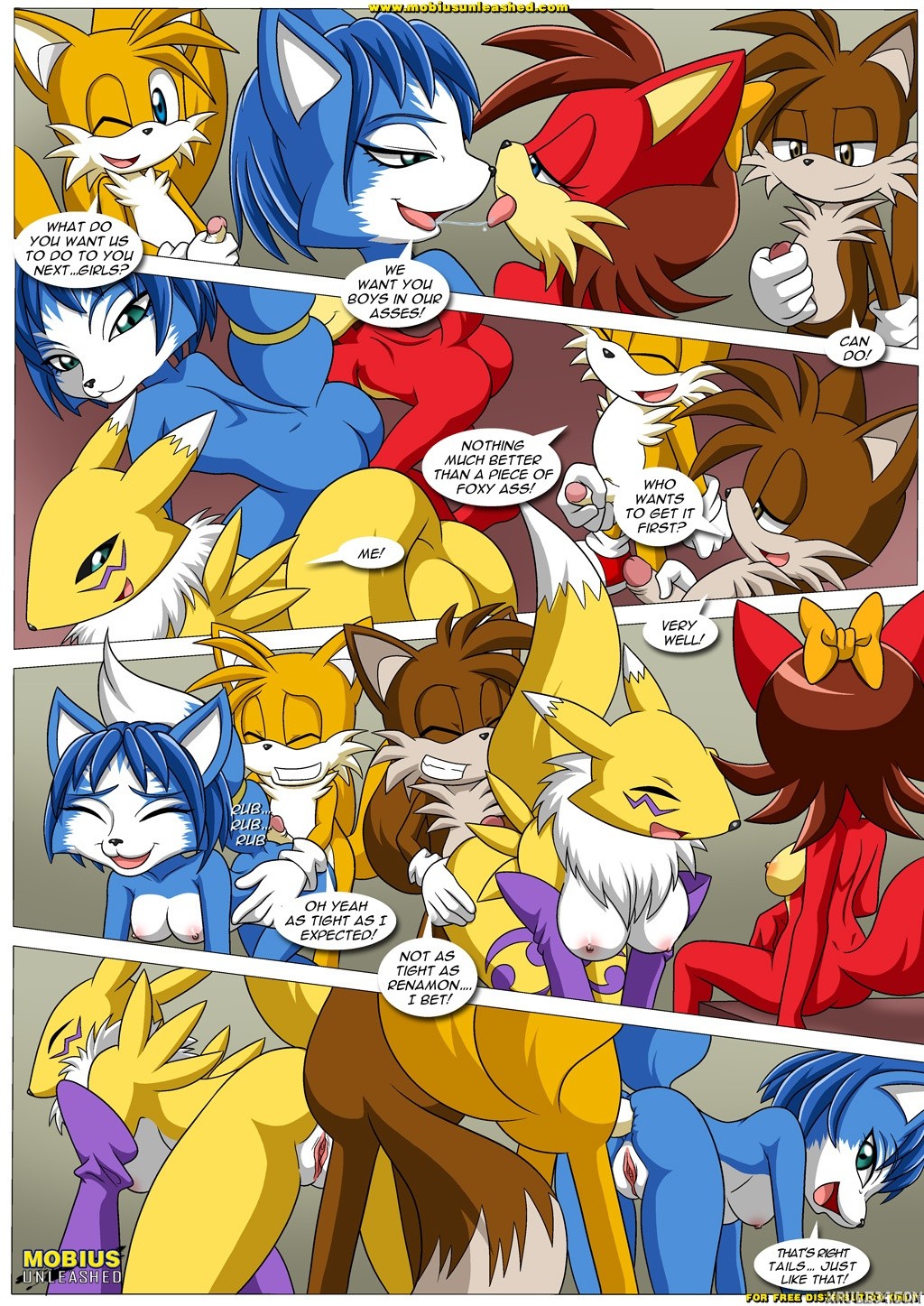 Foxxxes^2 - 2 Much Tail porn comic picture 6