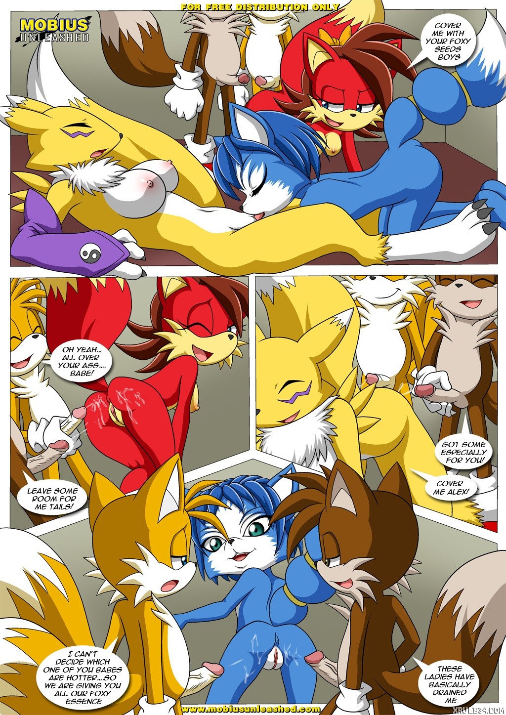 Foxxxes^2 - 2 Much Tail porn comic picture 9