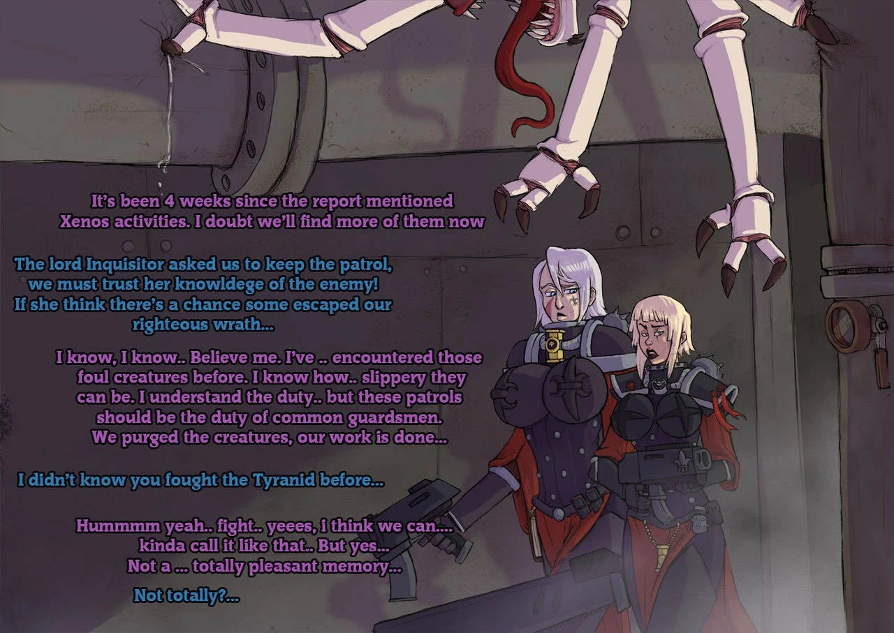 Hive Sisters and the Demon porn comic picture 10