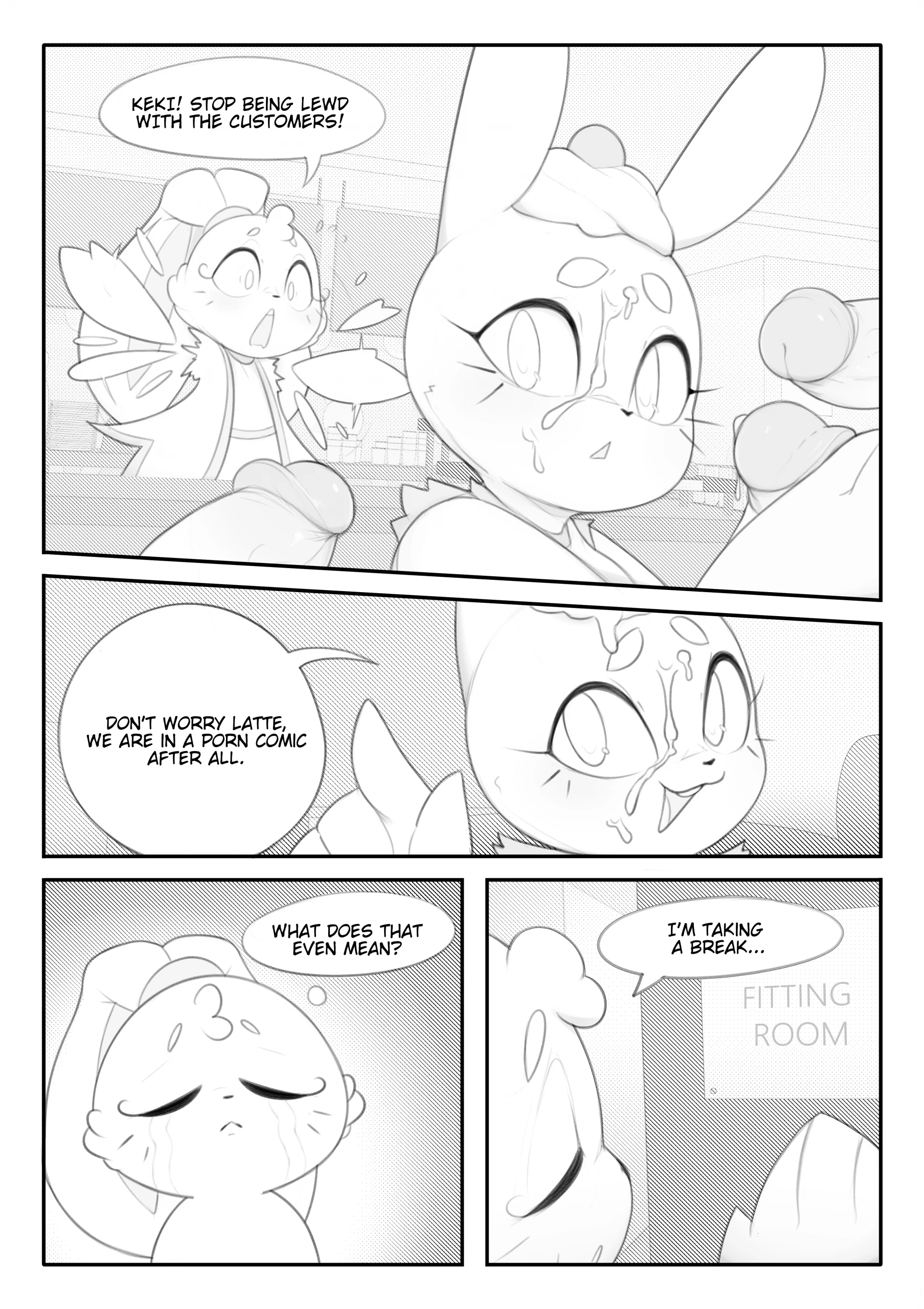 Latte porn comic picture 2