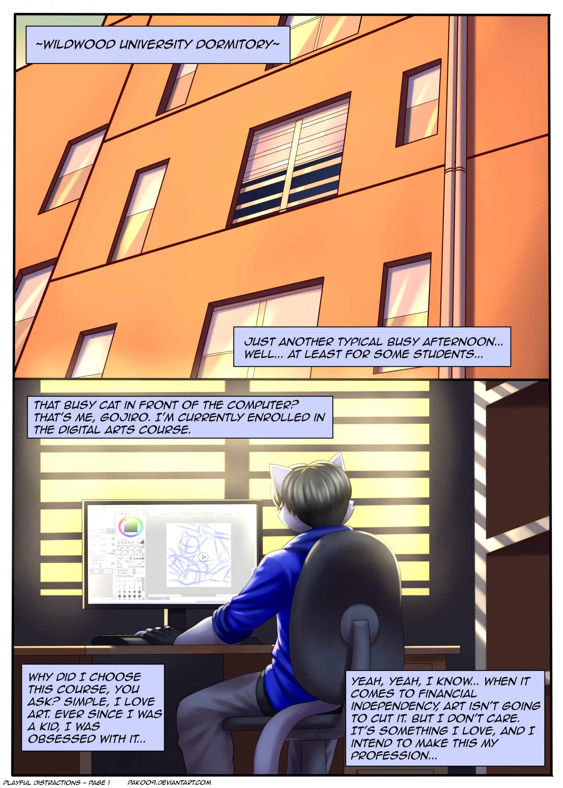 Playful Distractions porn comic picture 2