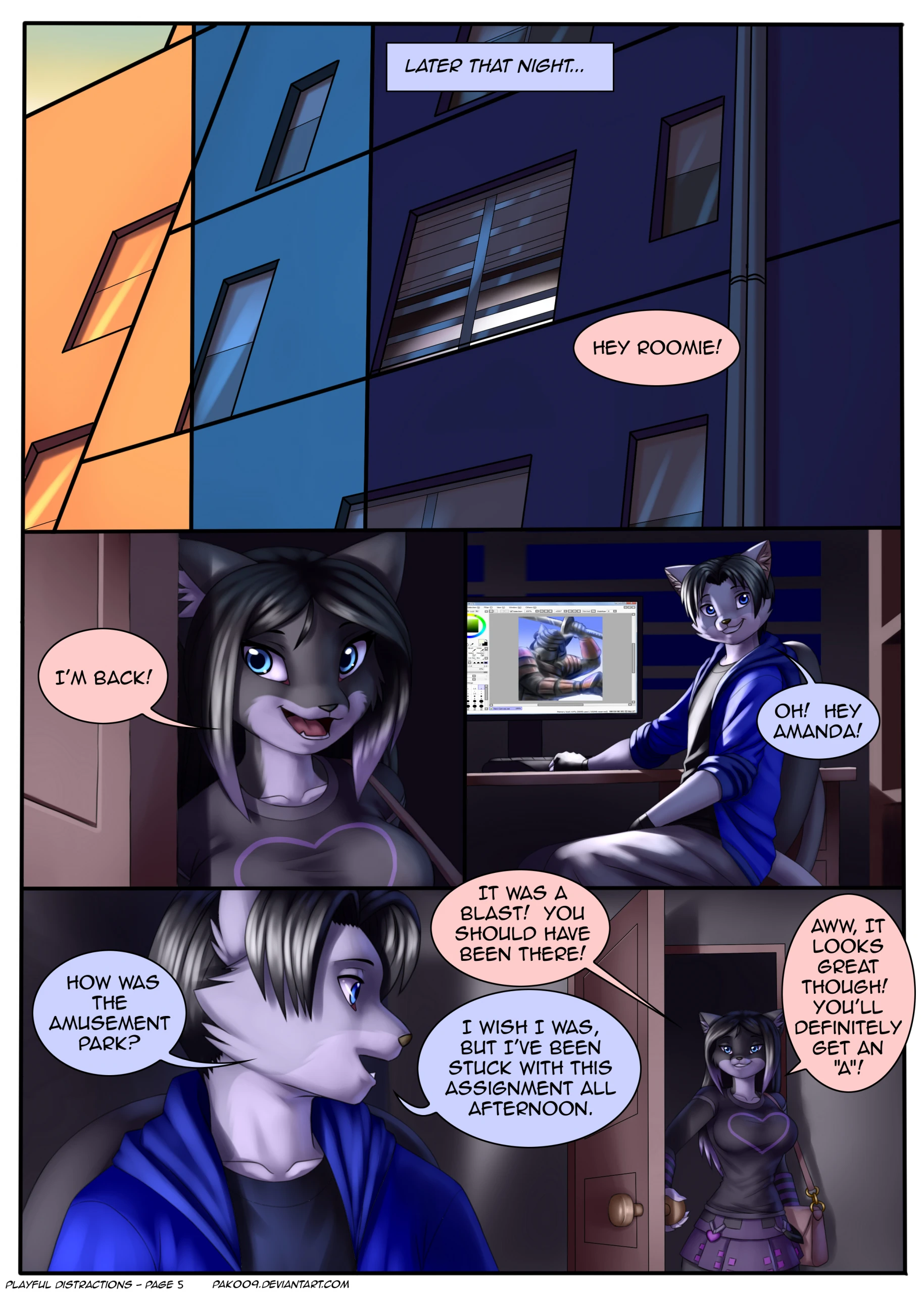 Playful Distractions porn comic picture 6
