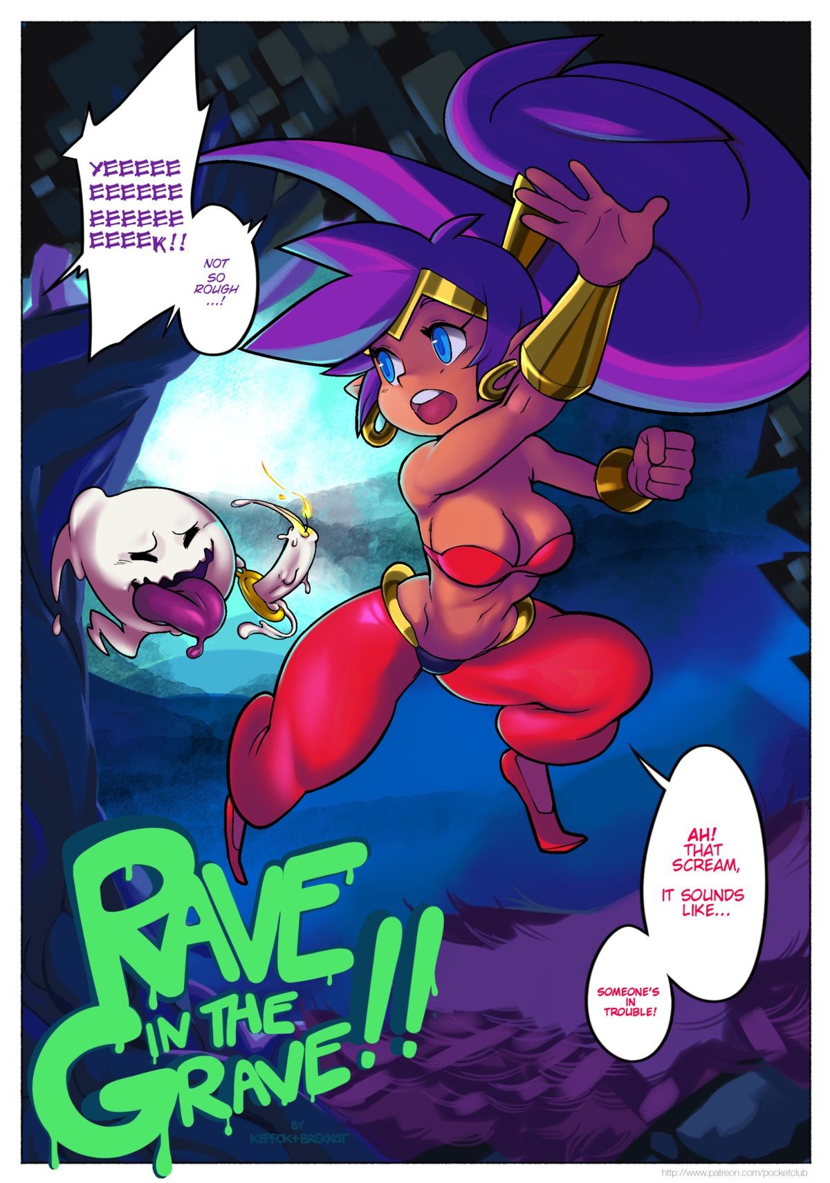 Rave in the Grave!! porn comic picture 1
