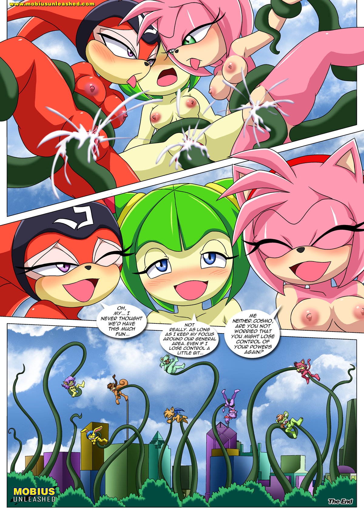 Team GFs' Tentacled Tale porn comic picture 18
