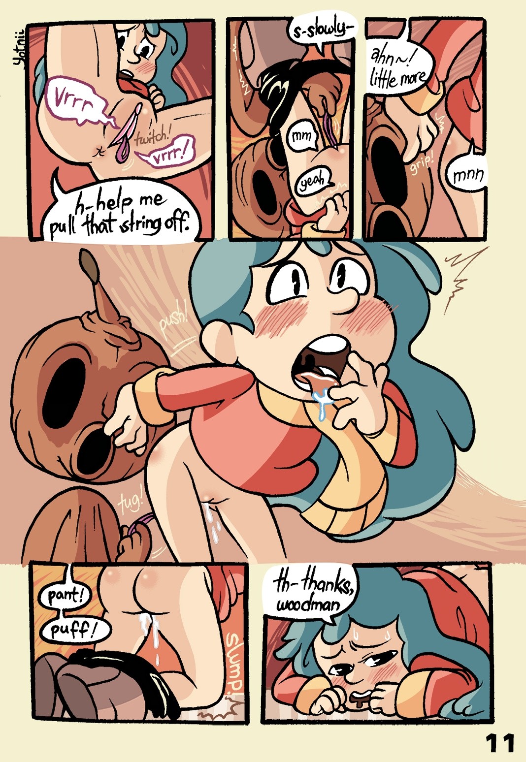 The girl in the wood porn comic picture 11