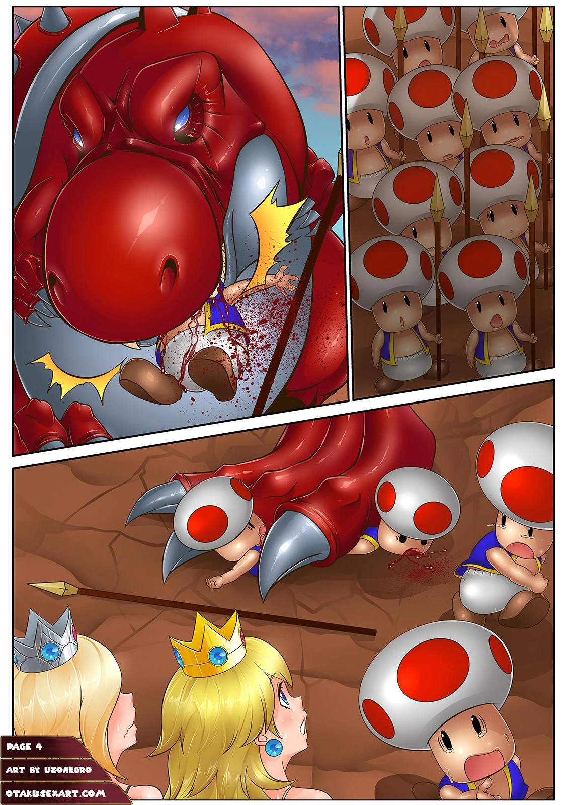 Two Princesses One Yoshi 2 porn comic picture 5