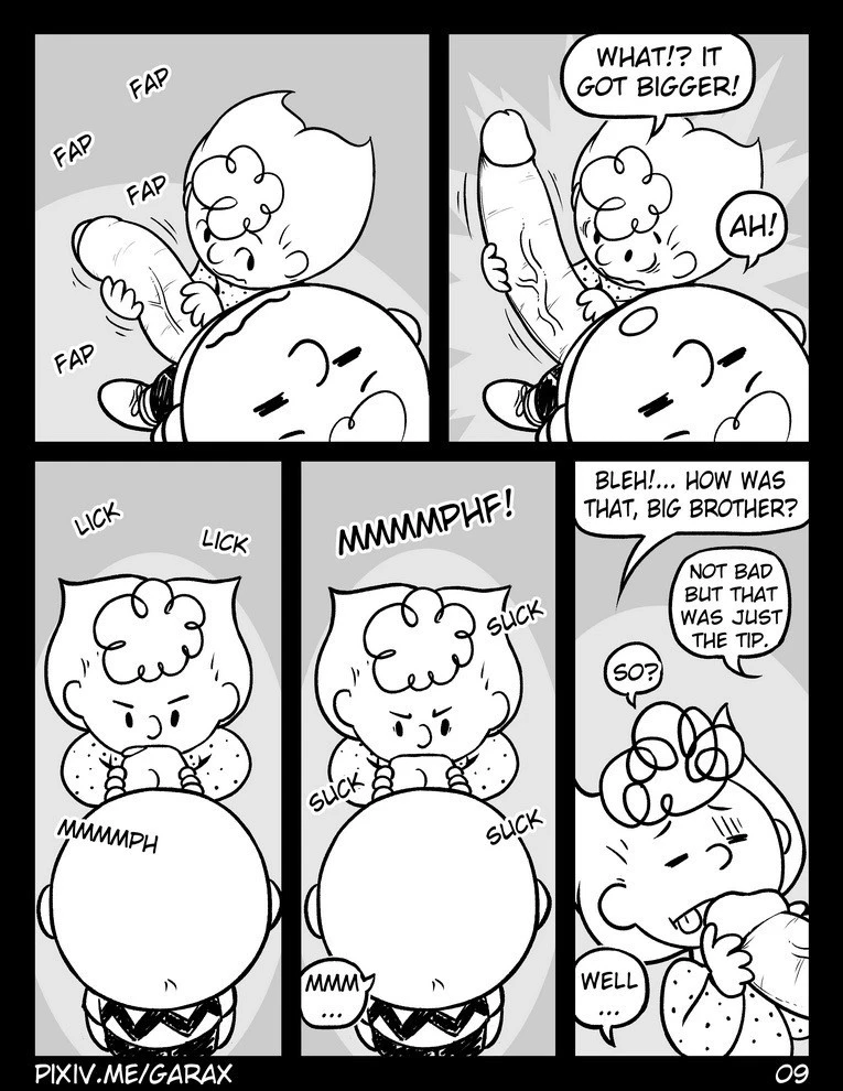 You are a (Sister) Fucker, Charlie Brown porn comic picture 10
