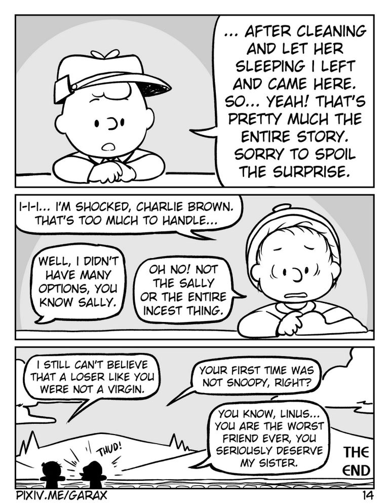 You are a (Sister) Fucker, Charlie Brown porn comic picture 15