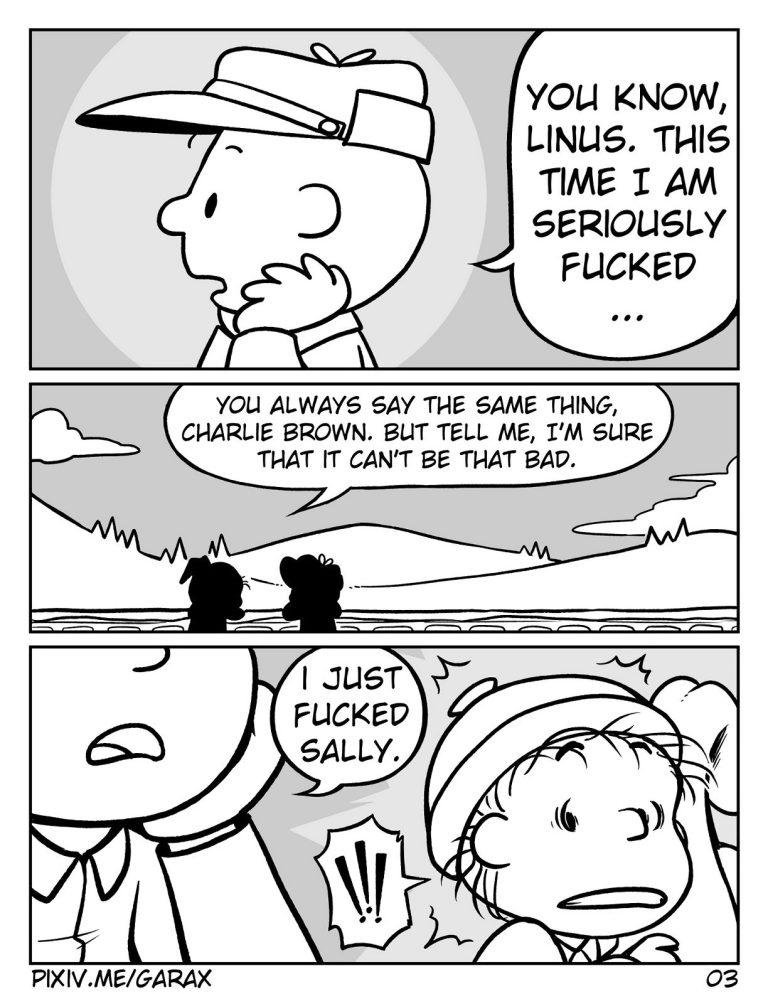 You are a (Sister) Fucker, Charlie Brown porn comic picture 4