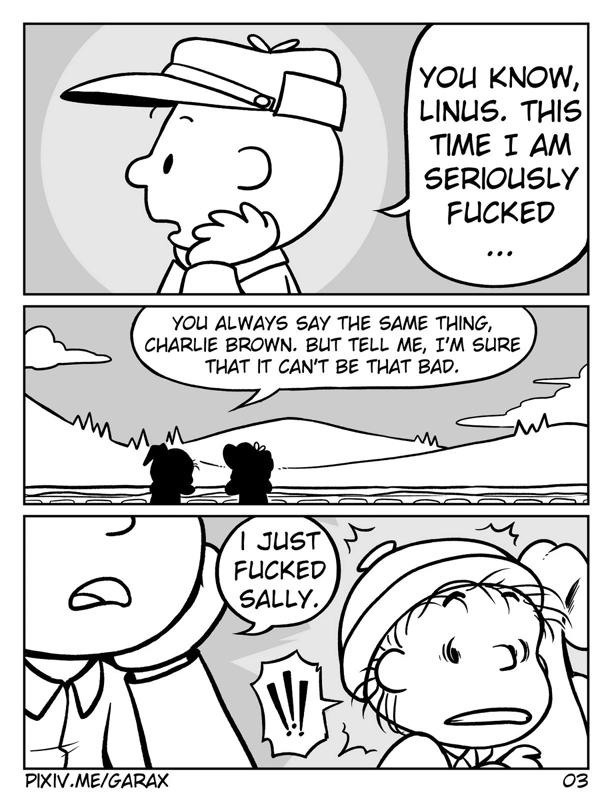 You are a (Sister) Fucker, Charlie Brown porn comic picture 4