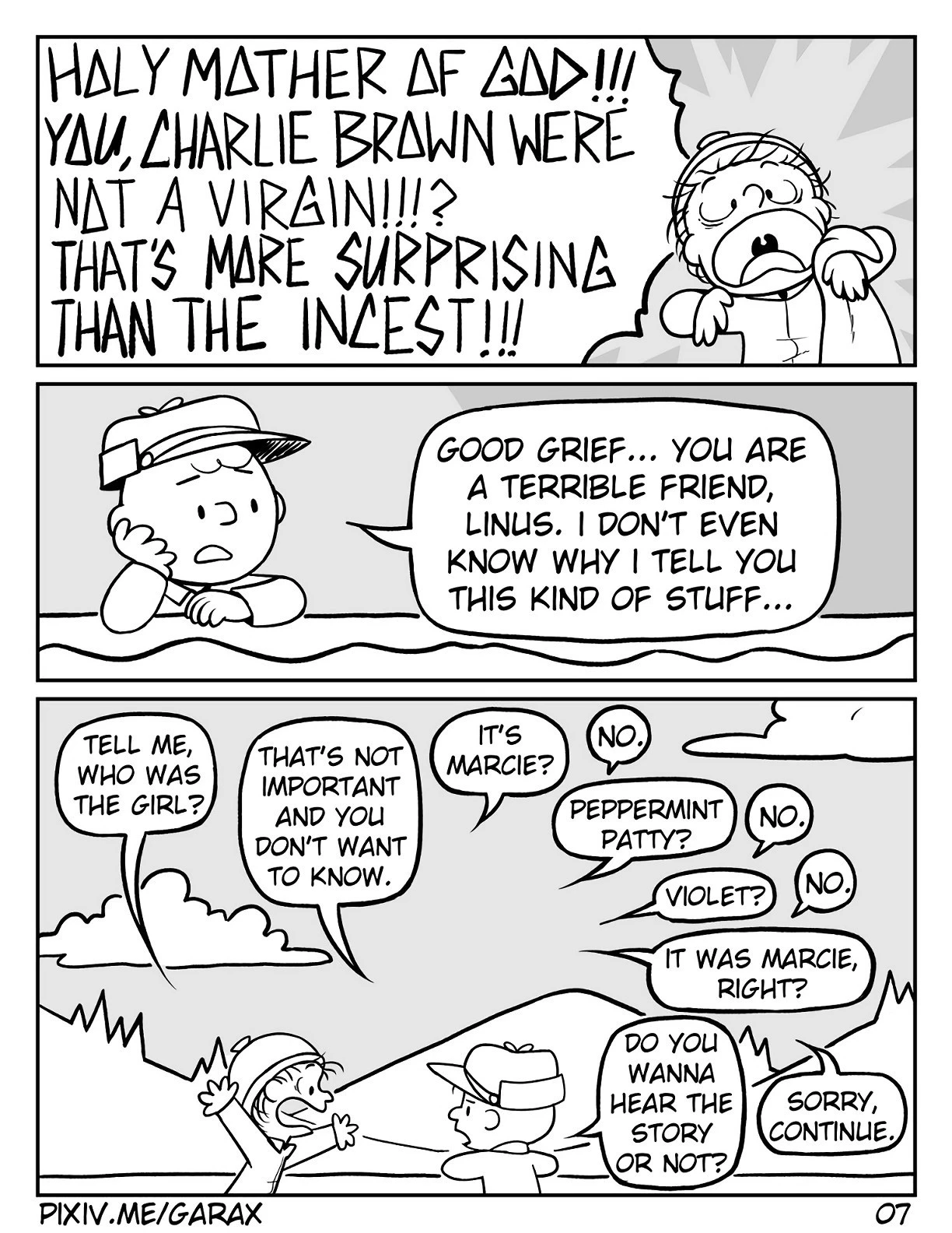 You are a (Sister) Fucker, Charlie Brown porn comic picture 8