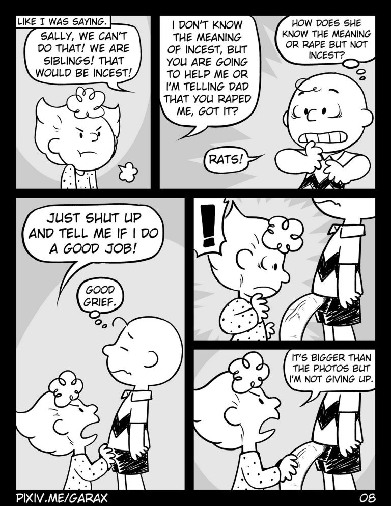 You are a (Sister) Fucker, Charlie Brown porn comic picture 9