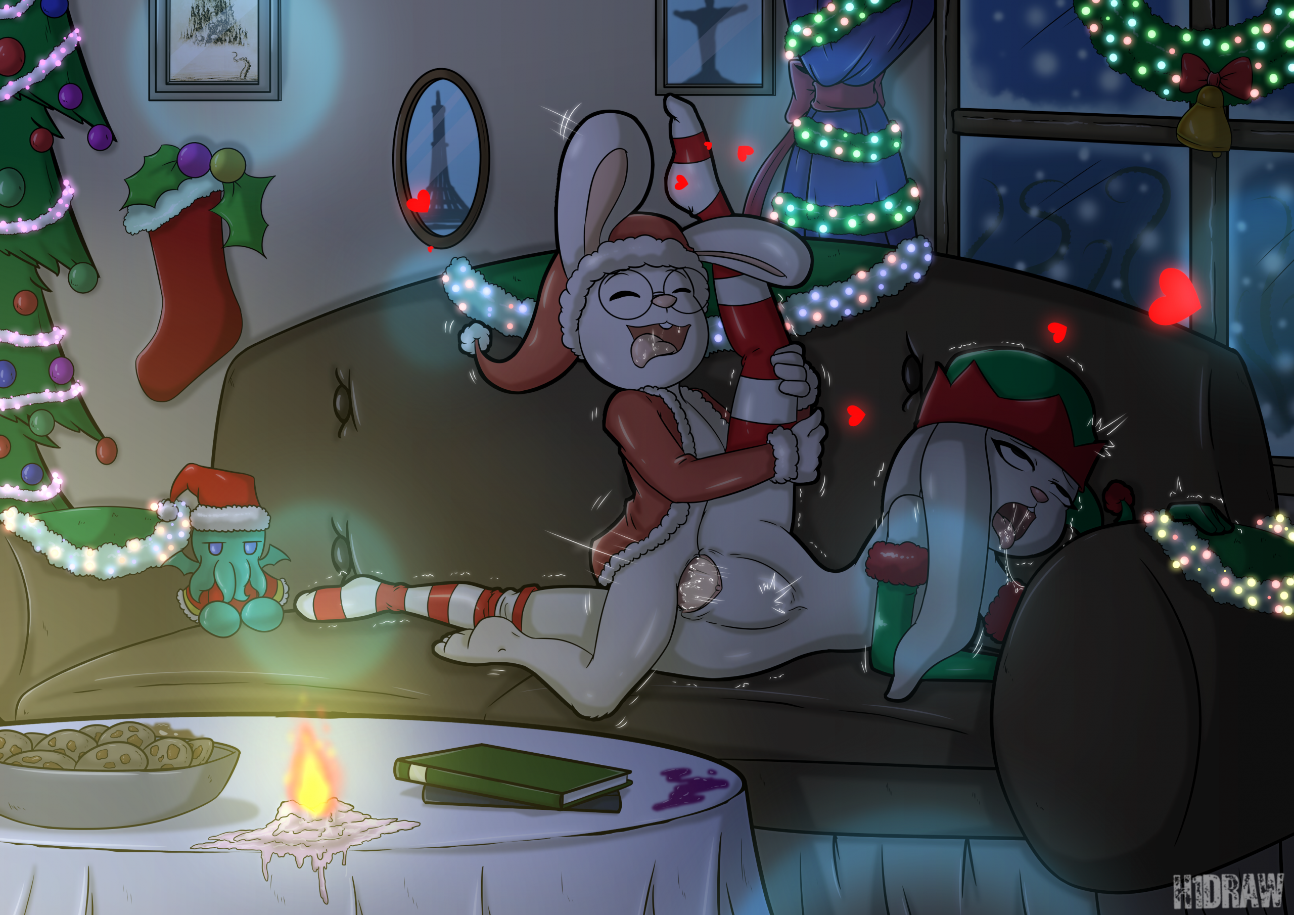 A particularly Merry winter porn comic picture 4